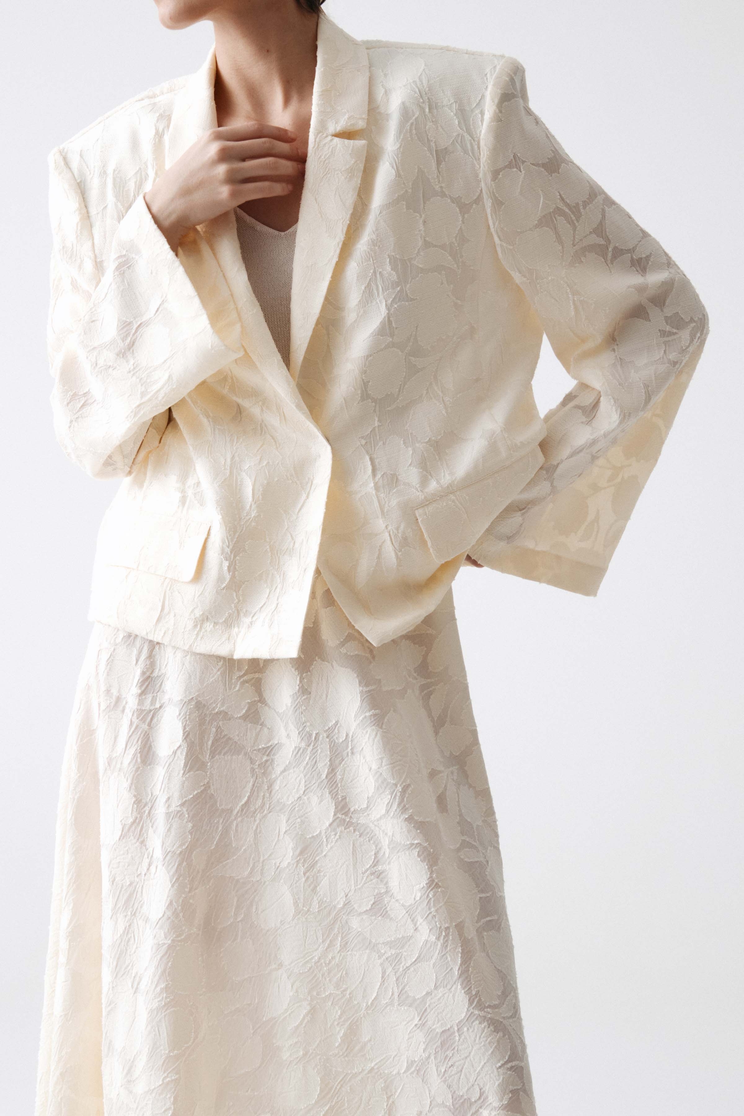 Жакет Прозрачные цветы