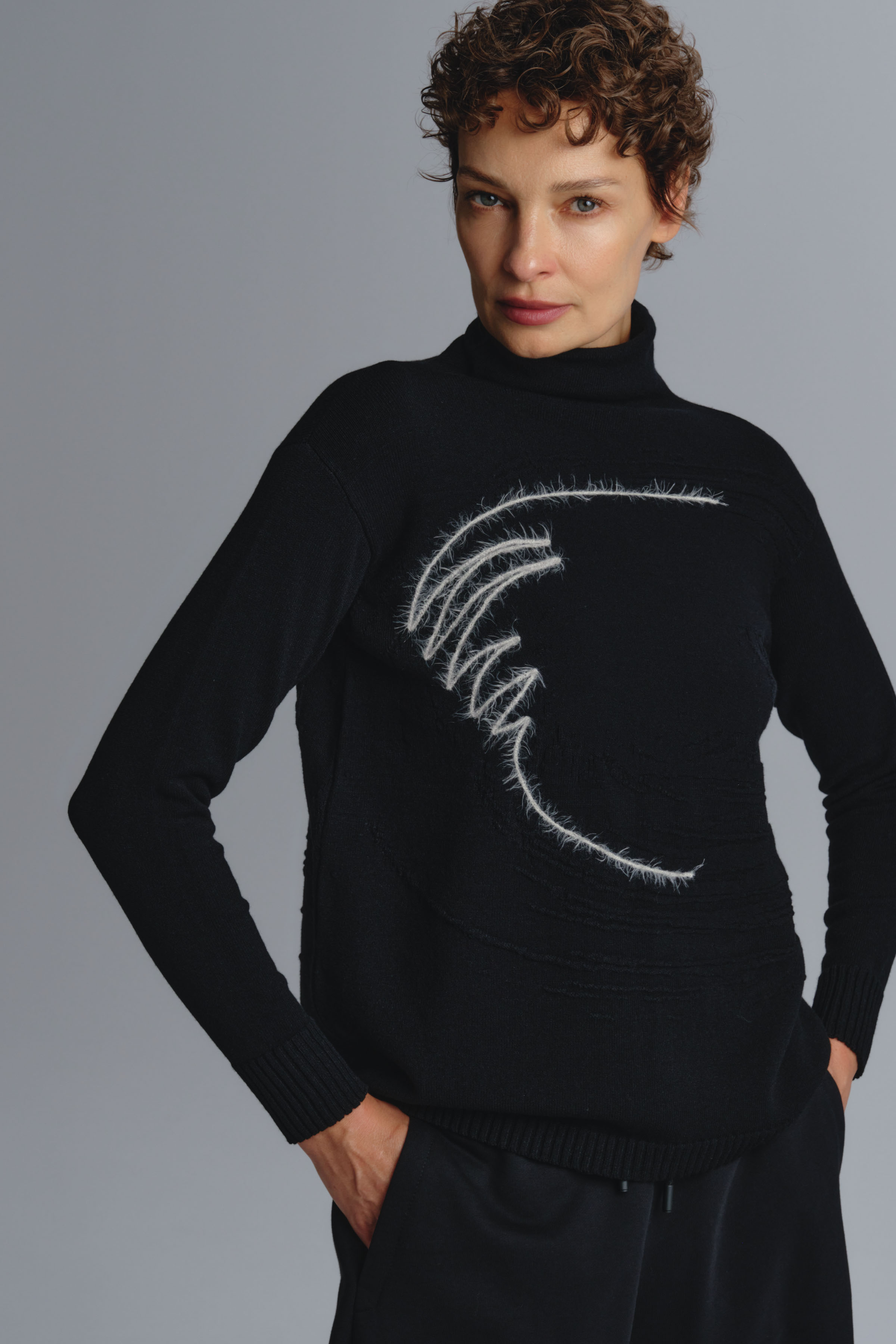 Джемпер водолазка Гало  от Lesel (Лесель)! Заказывайте по ✆ 8 (800) 777 02 37