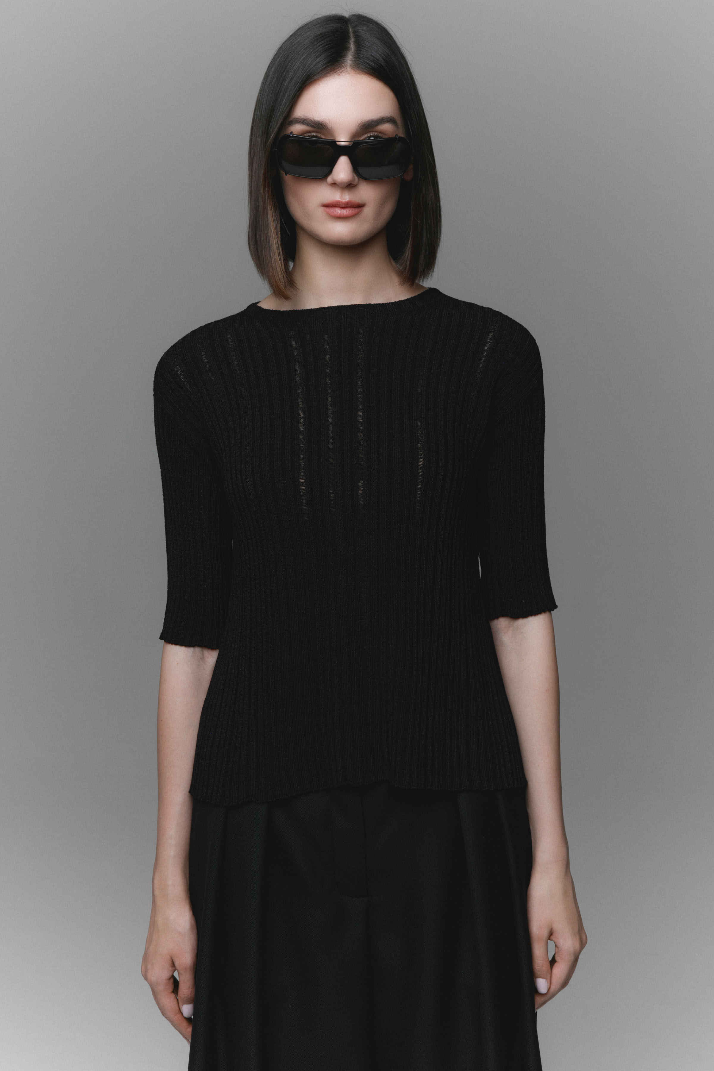 Джемпер с коротким рукавом  от Lesel (Лесель)! Заказывайте по ✆ 8 (800) 777 02 37