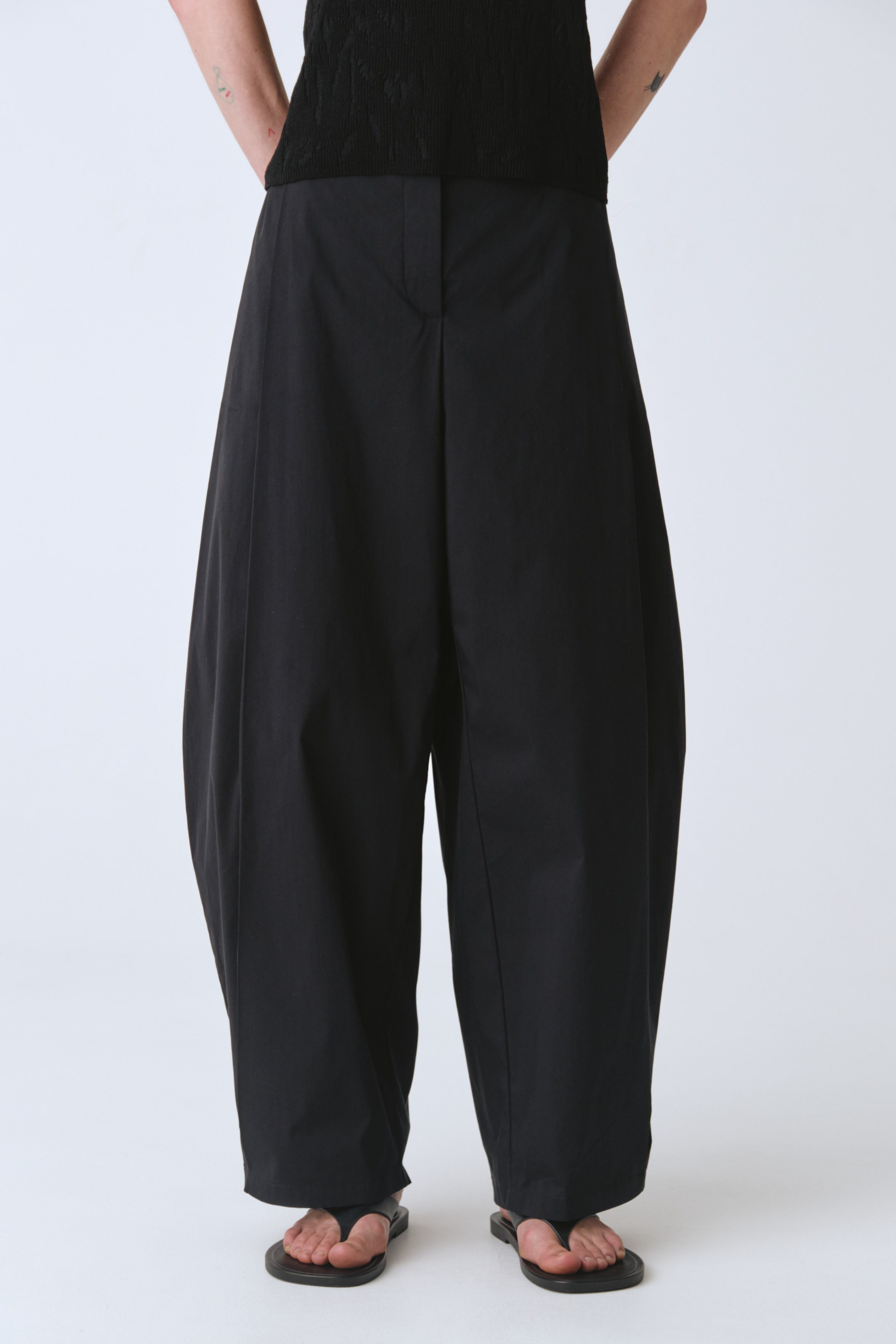 Брюки большой ромб со складкой, хлопок