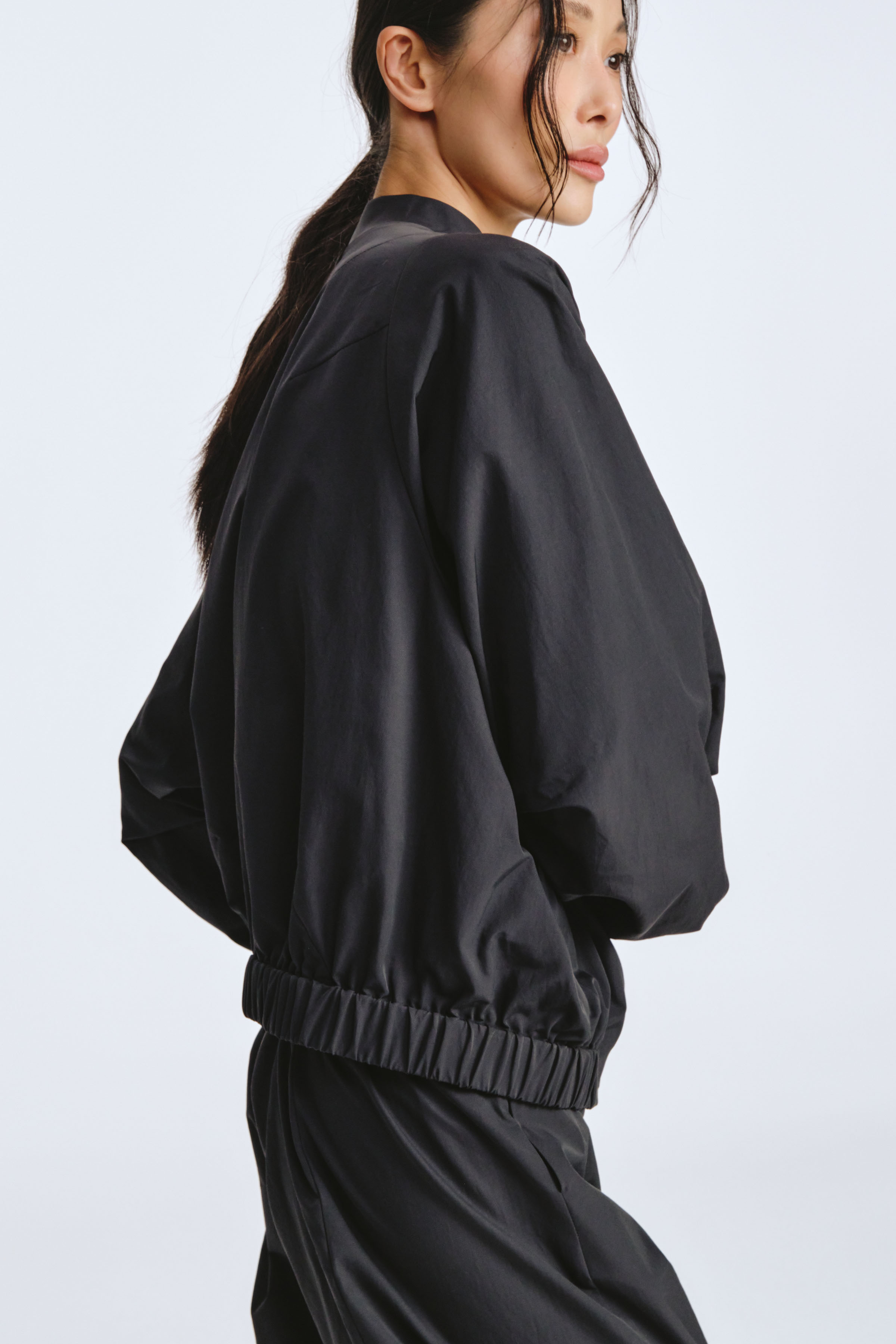 Куртка бомбер-ромб с защипами 00 Античный черный (antique noir) от Lesel (Лесель)! Заказывайте по ✆ 8 (800) 777 02 37