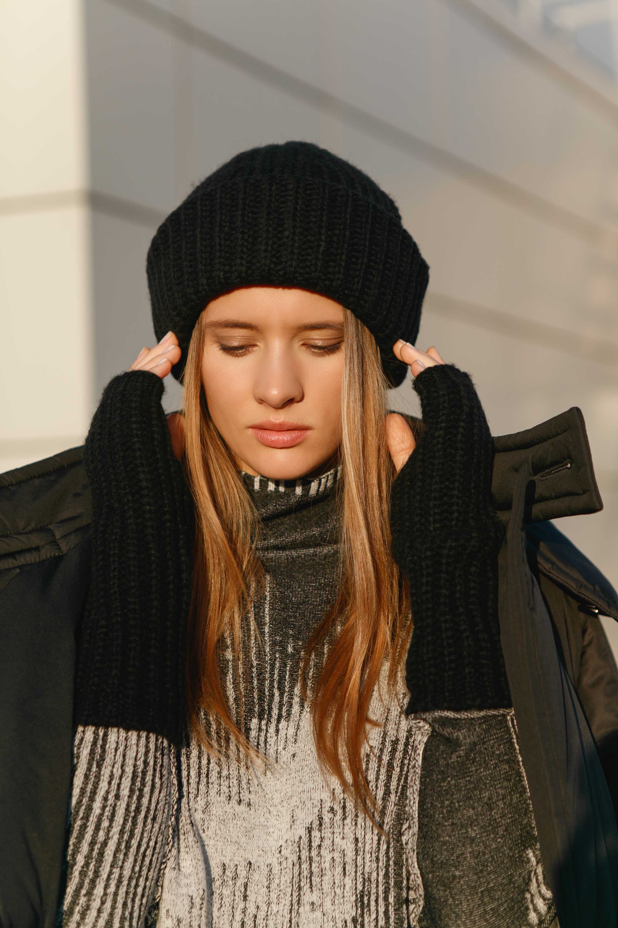 Митенки Полуфанг 00 Черный (noir) от Lesel (Лесель)! Заказывайте по ✆ 8 (800) 777 02 37