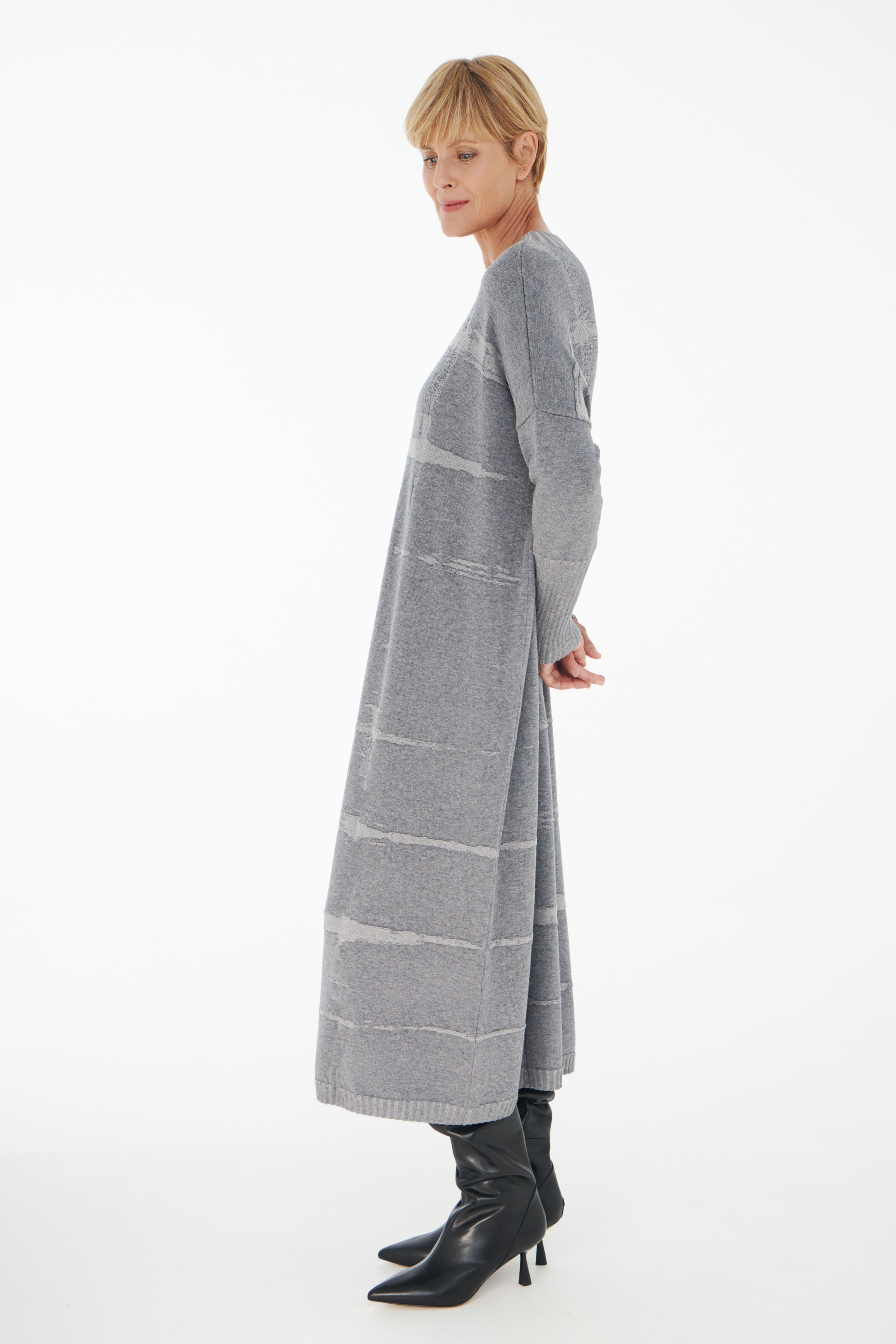 Платье Клетка 10 Серый (grise) от Lesel (Лесель)! Заказывайте по ✆ 8 (800) 777 02 37