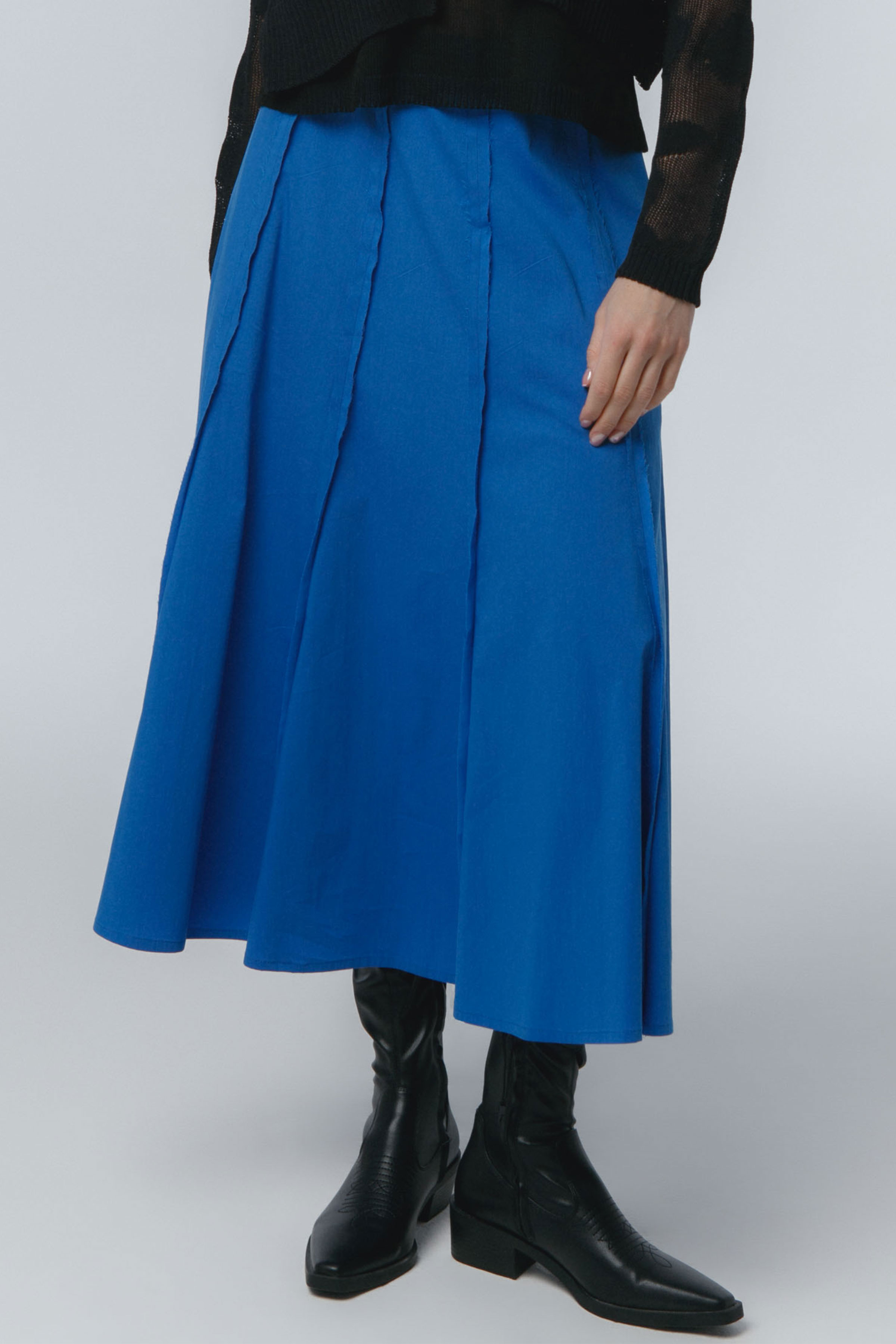 Юбка Хлопок гранж 35 Синий (bleu) от Lesel (Лесель)! Заказывайте по ✆ 8 (800) 777 02 37