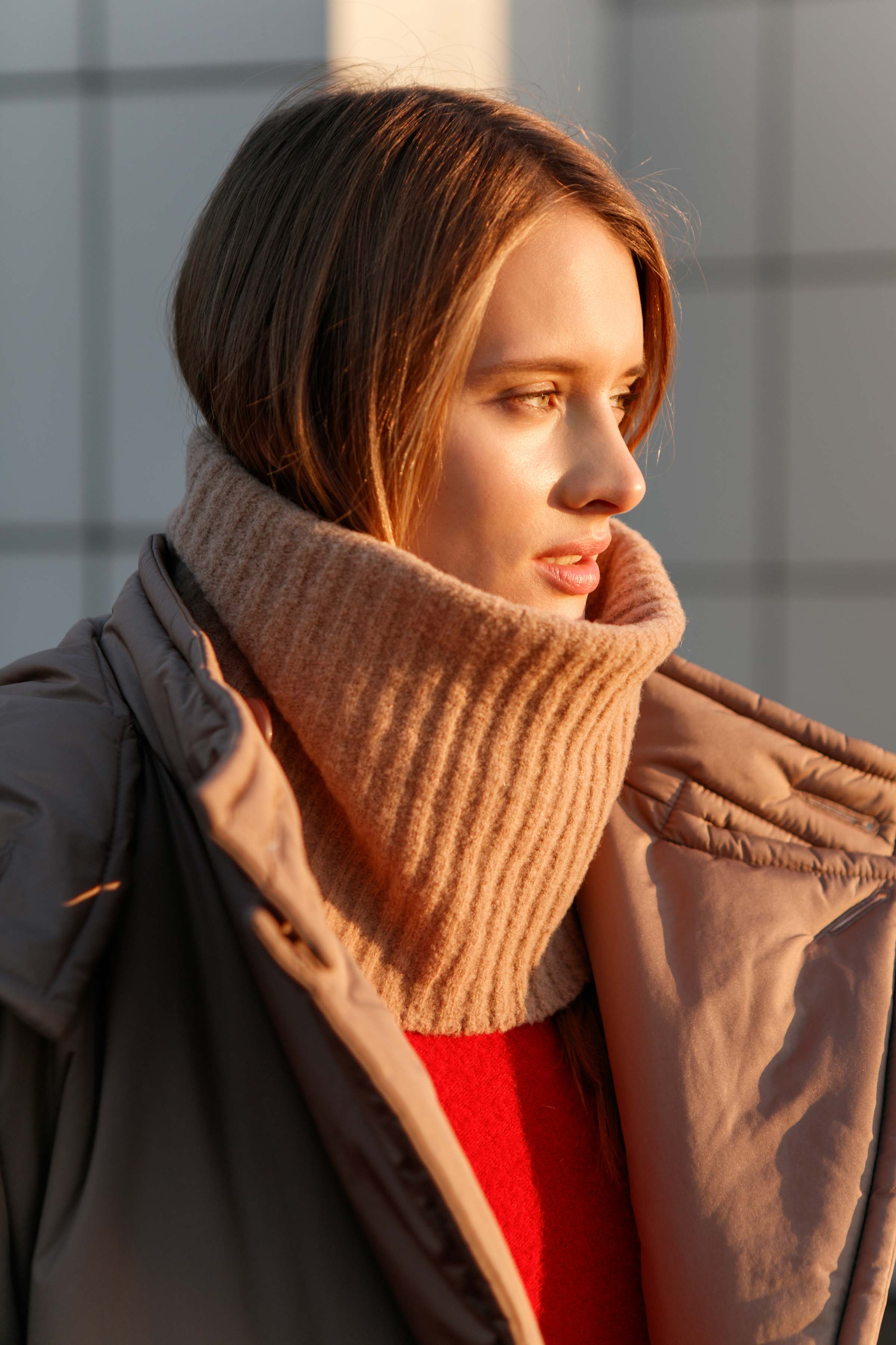 Снуд Резинка 76 Орех (noisette), 10 Серый (grise) от Lesel (Лесель)! Заказывайте по ✆ 8 (800) 777 02 37