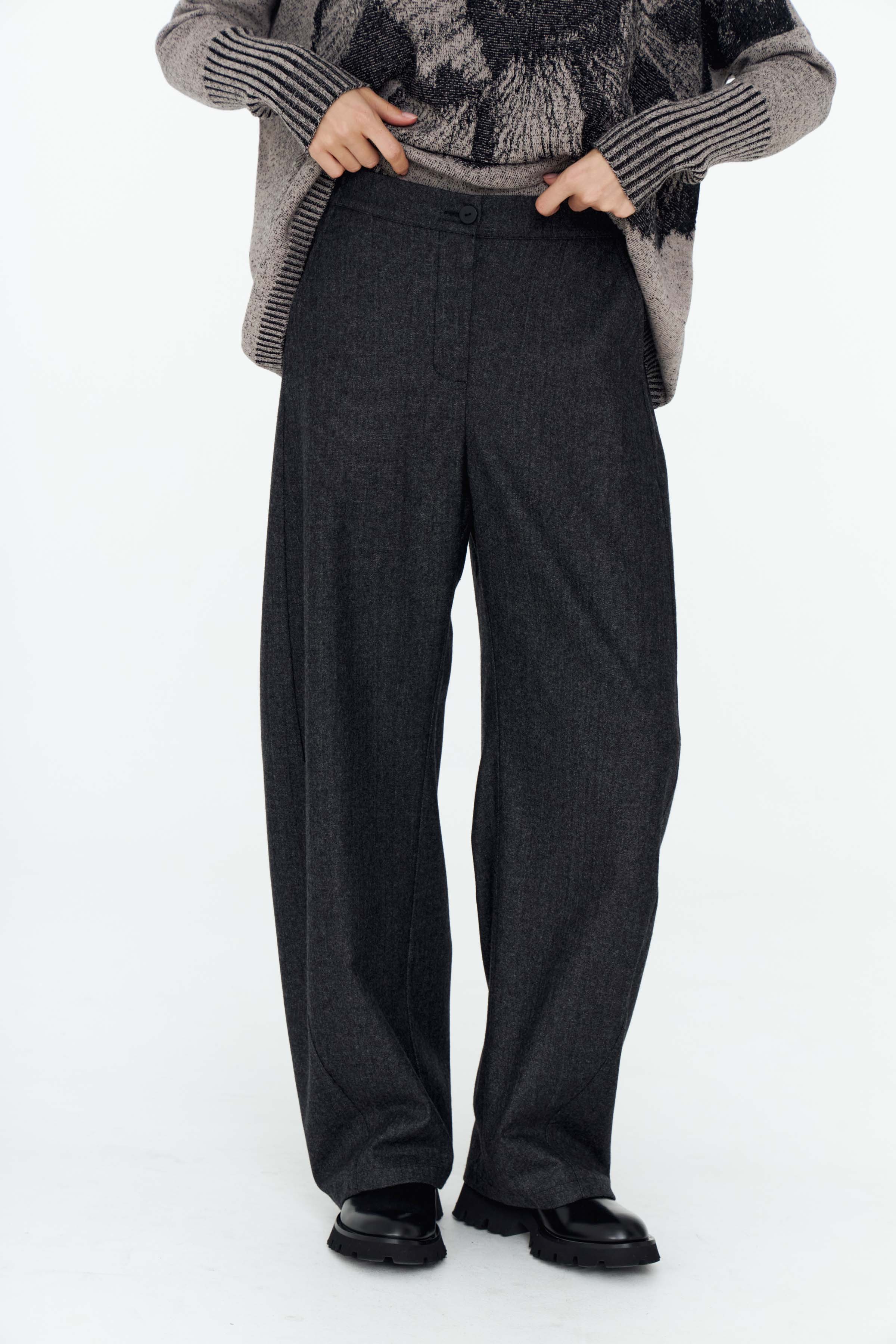 Брюки широкий овал, шерсть, на подкладке  от Lesel (Лесель)! Заказывайте по ✆ 8 (800) 777 02 37