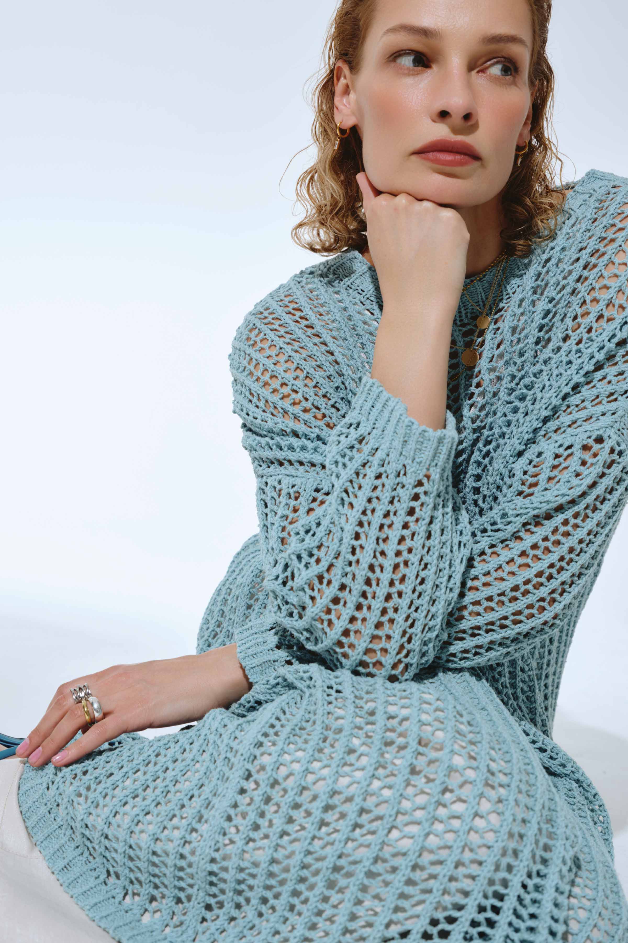 Платье Сетка 36 Бирюза (turguoise) от Lesel (Лесель)! Заказывайте по ✆ 8 (800) 777 02 37