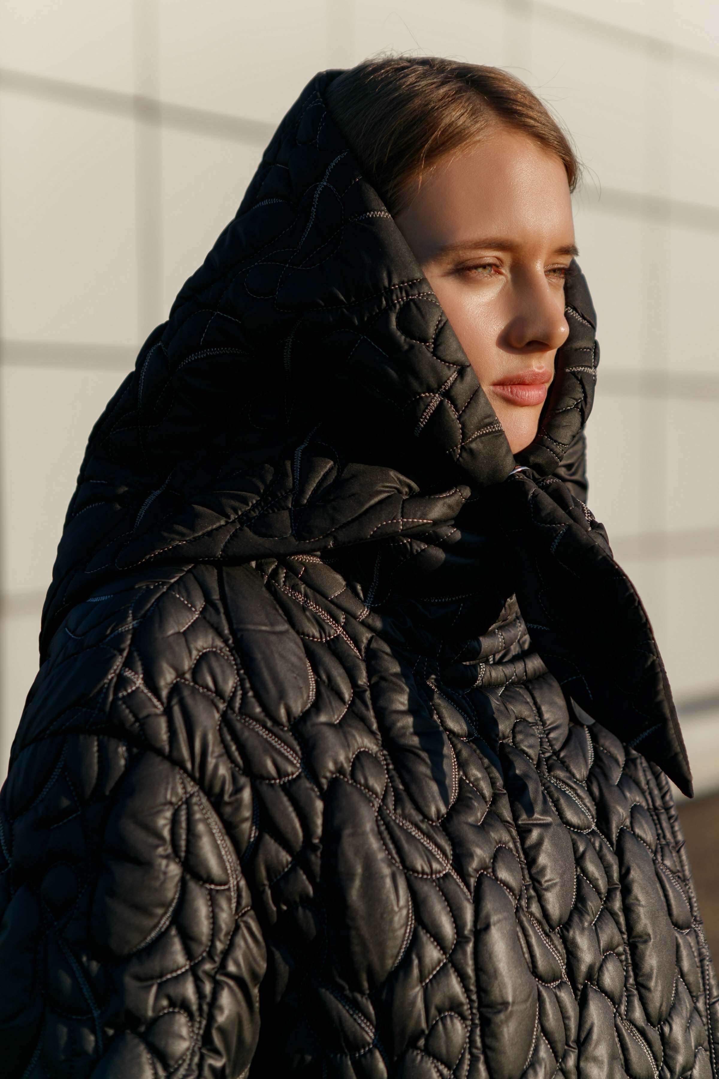 Косынка стеганая 00 Черный (noir) от Lesel (Лесель)! Заказывайте по ✆ 8 (800) 777 02 37