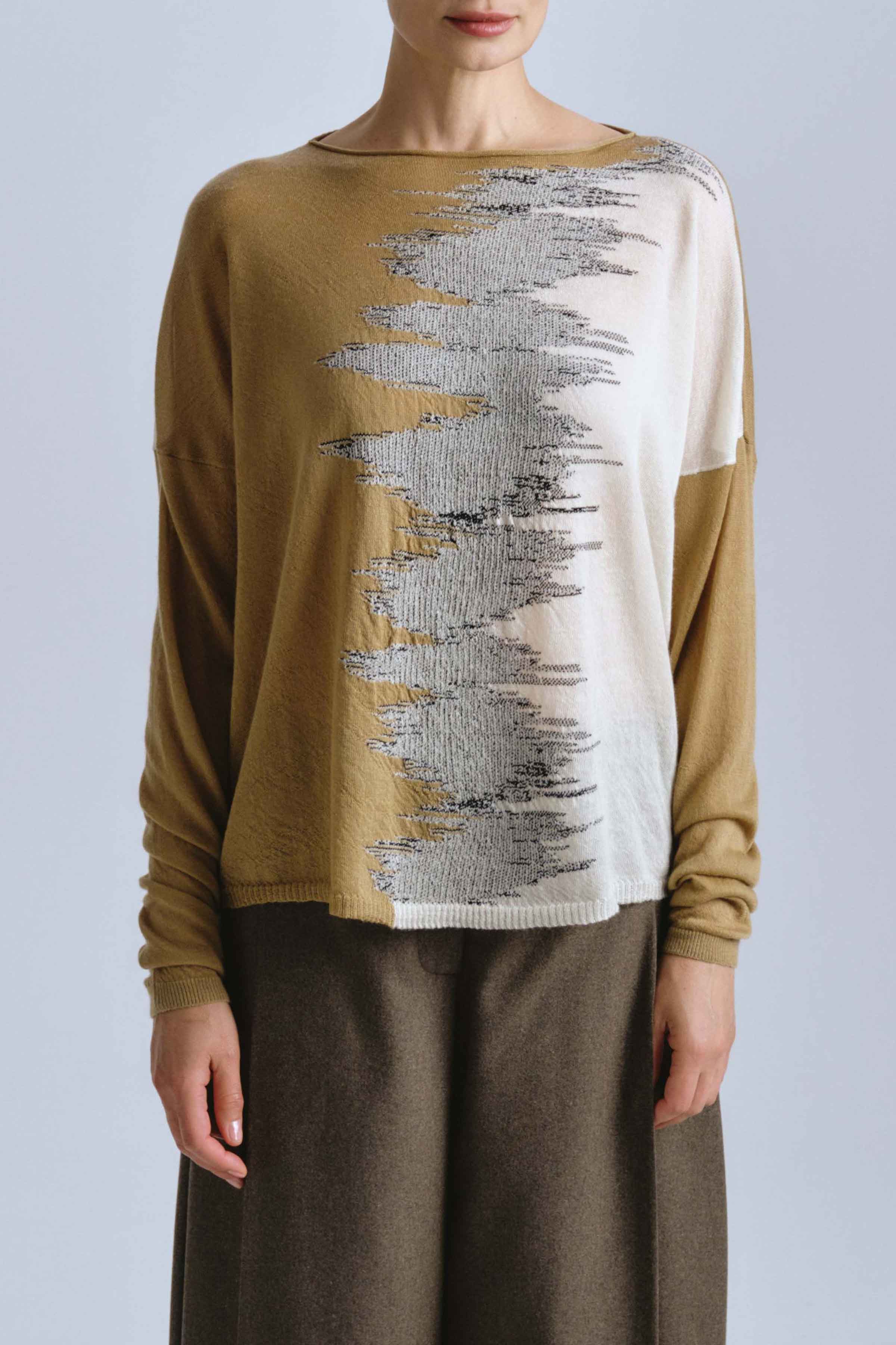 Джемпер Кашемир переход  от Lesel (Лесель)! Заказывайте по ✆ 8 (800) 777 02 37