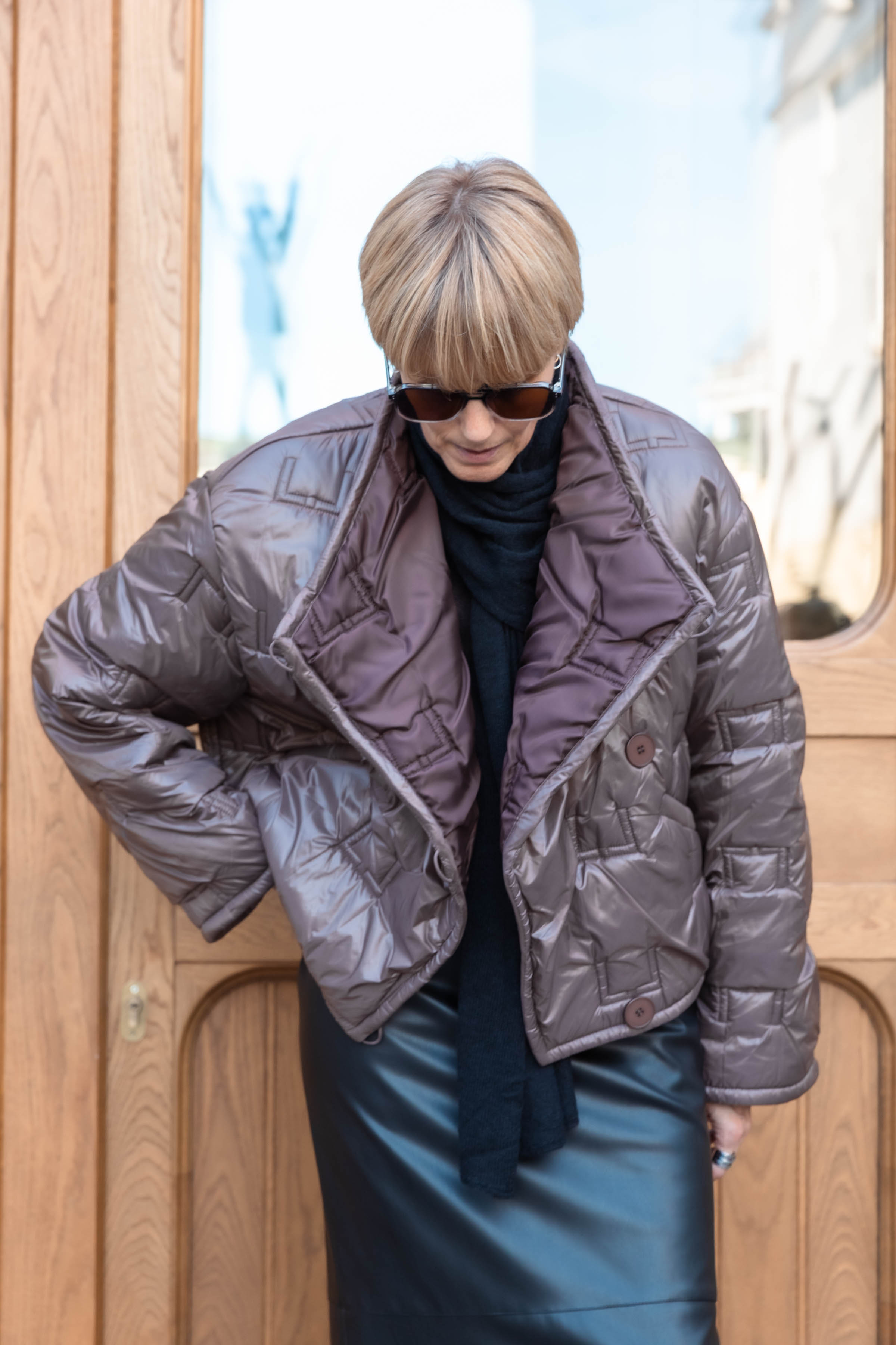 Куртка стежка лого, короткая 74 Тень (ombre) от Lesel (Лесель)! Заказывайте по ✆ 8 (800) 777 02 37