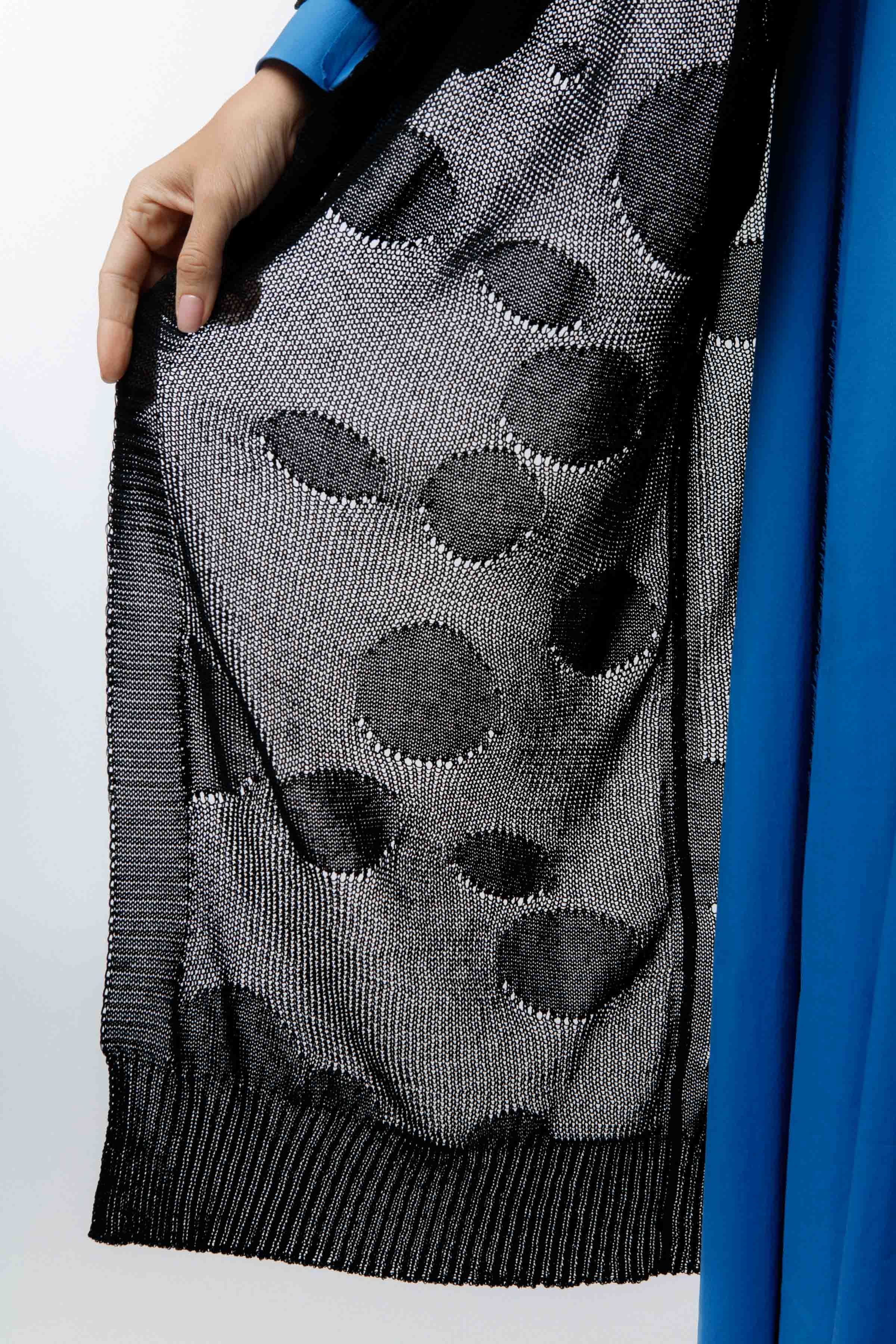 Кардиган удлиненный Круги