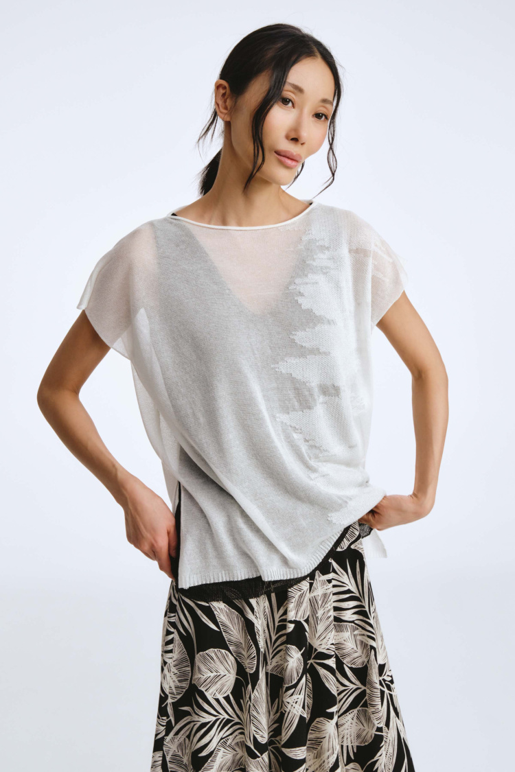 Джемпер с коротким рукавом Тень