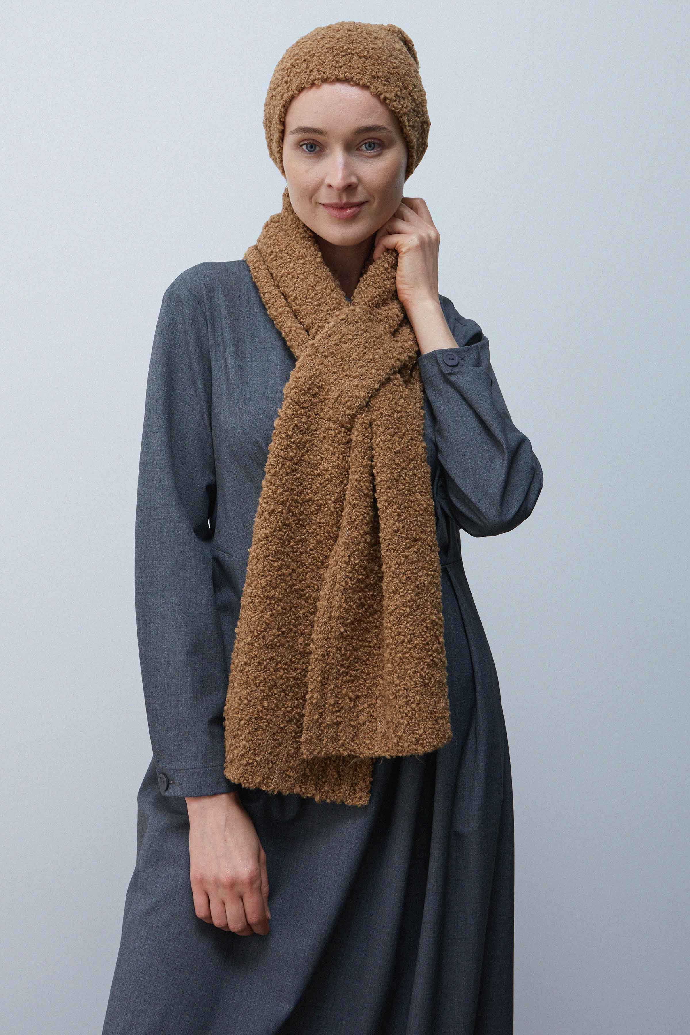 Шарф "Букле"  54 Янтарь (ambre) от Lesel (Лесель)! Заказывайте по ✆ 8 (800) 777 02 37