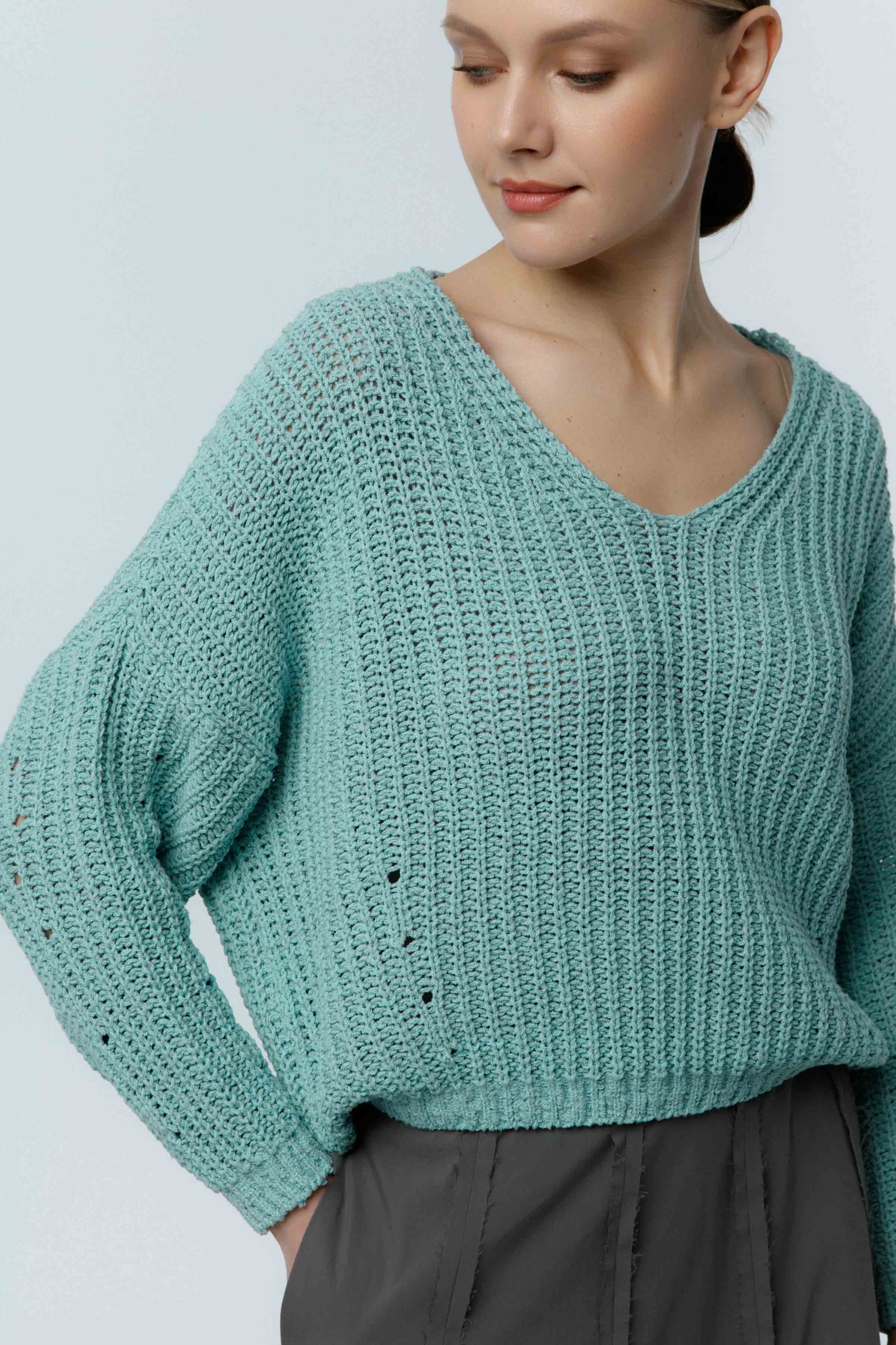 Джемпер Воздушный  от Lesel (Лесель)! Заказывайте по ✆ 8 (800) 777 02 37