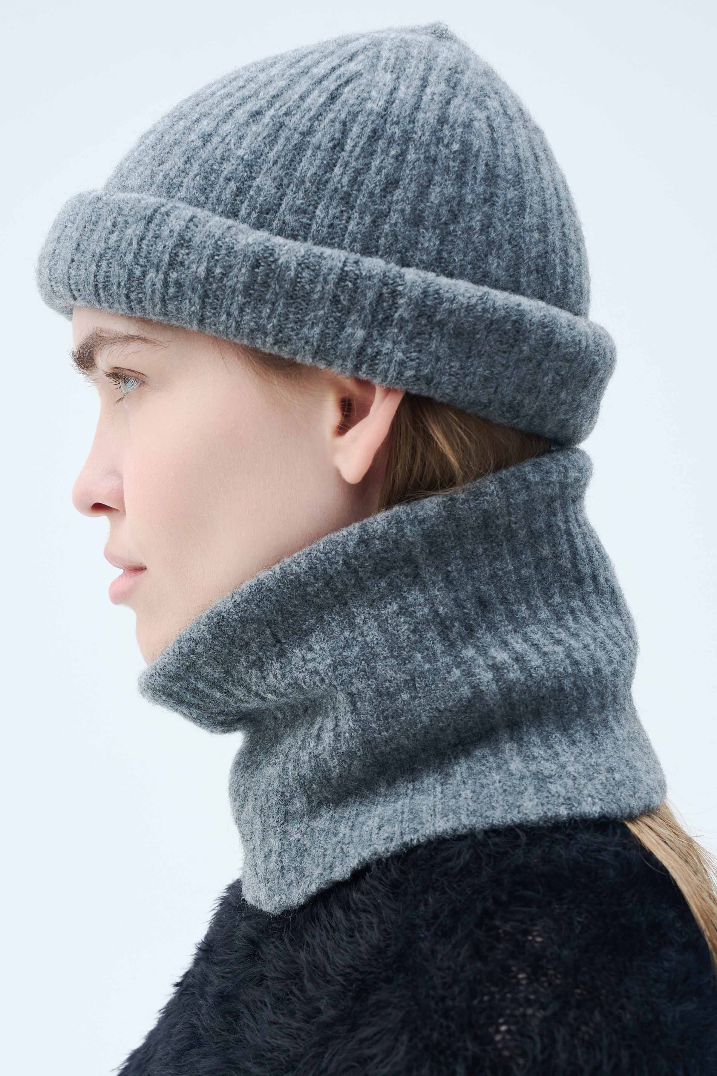 Снуд Резинка 15 Серый меланж (melange gris) от Lesel (Лесель)! Заказывайте по ✆ 8 (800) 777 02 37