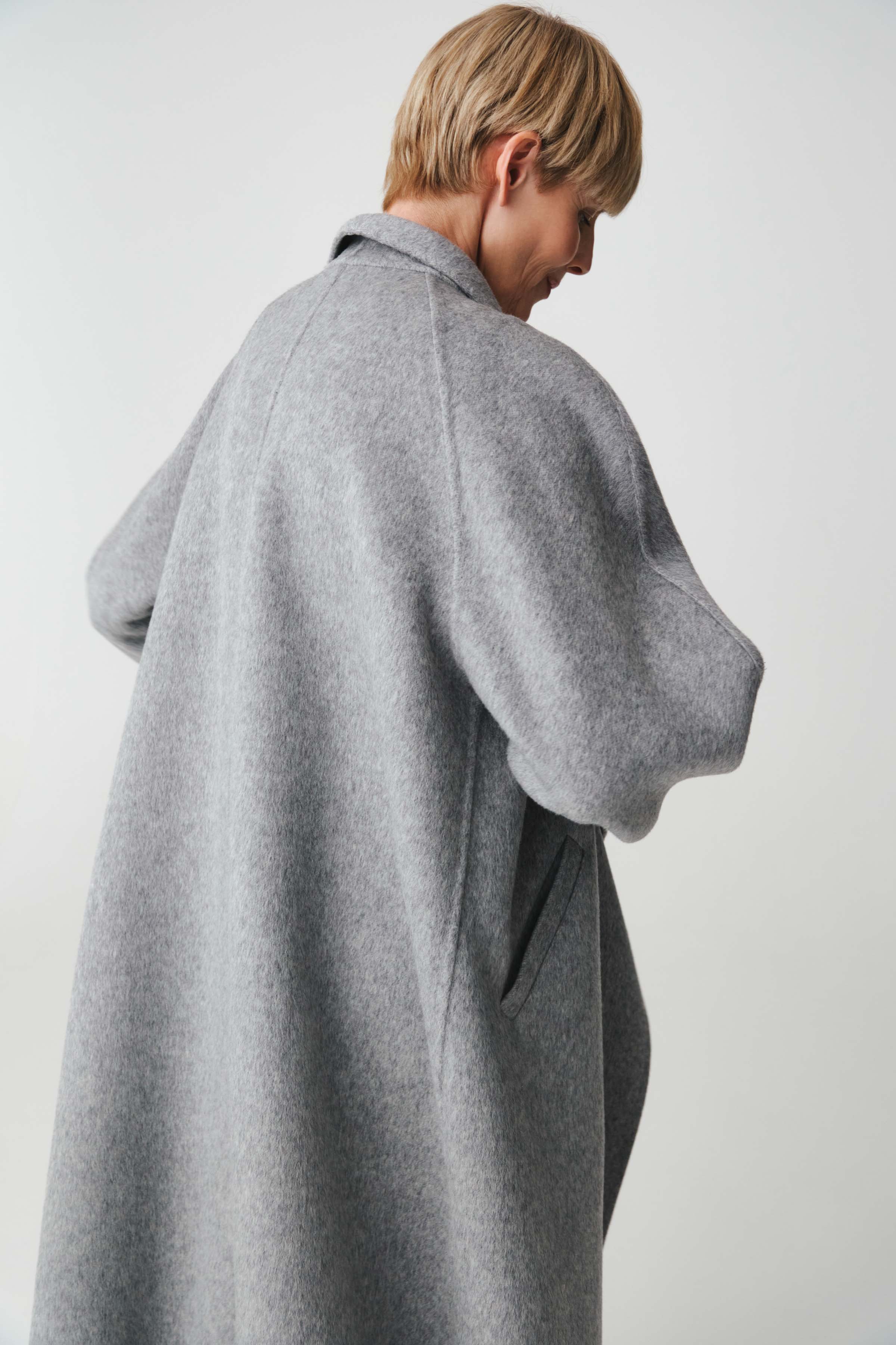 Пальто длинное, дабл шерсть