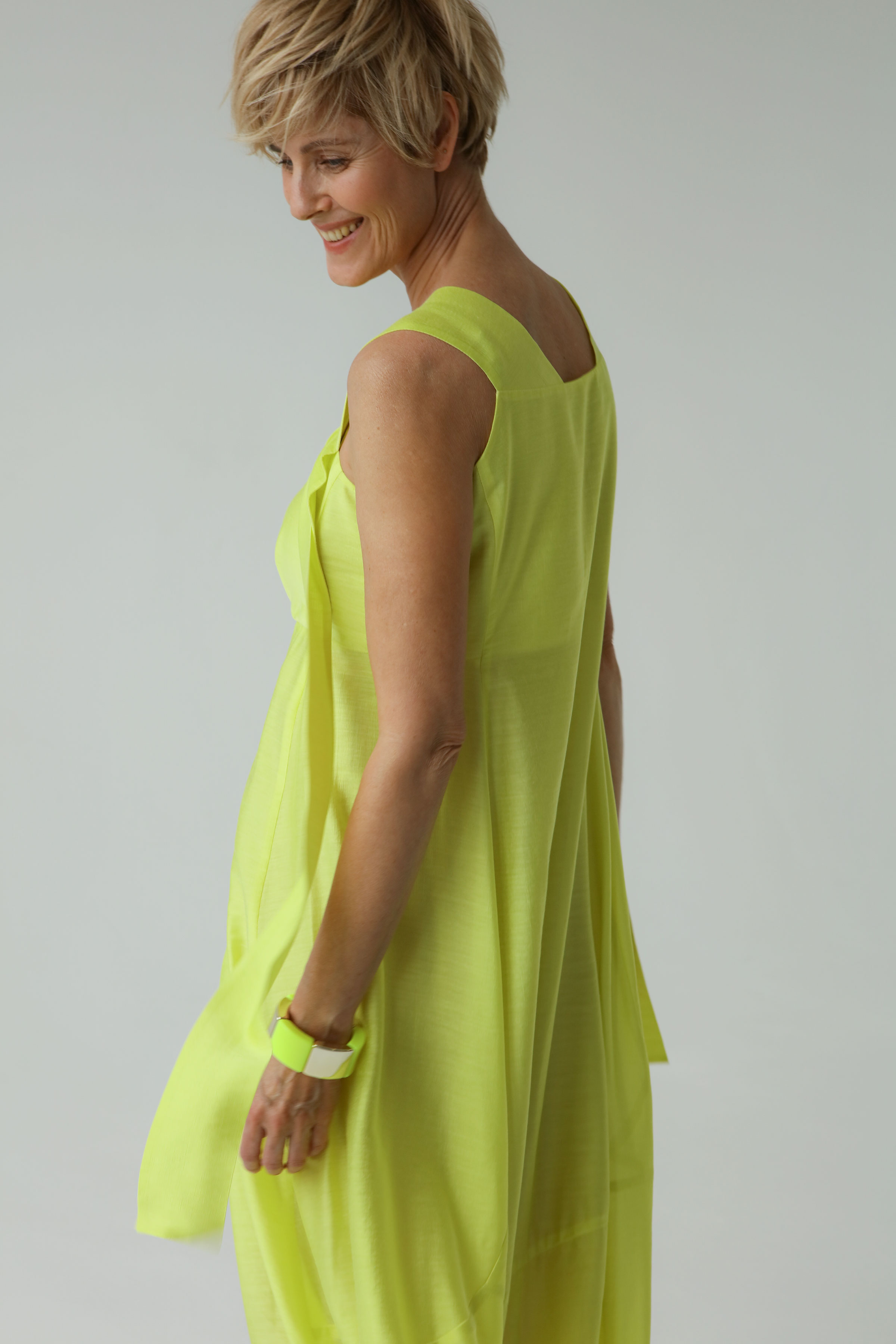 Платье Сарафан ленты, шёлк 59 Люминесцент (luminescent) от Lesel (Лесель)! Заказывайте по ✆ 8 (800) 777 02 37