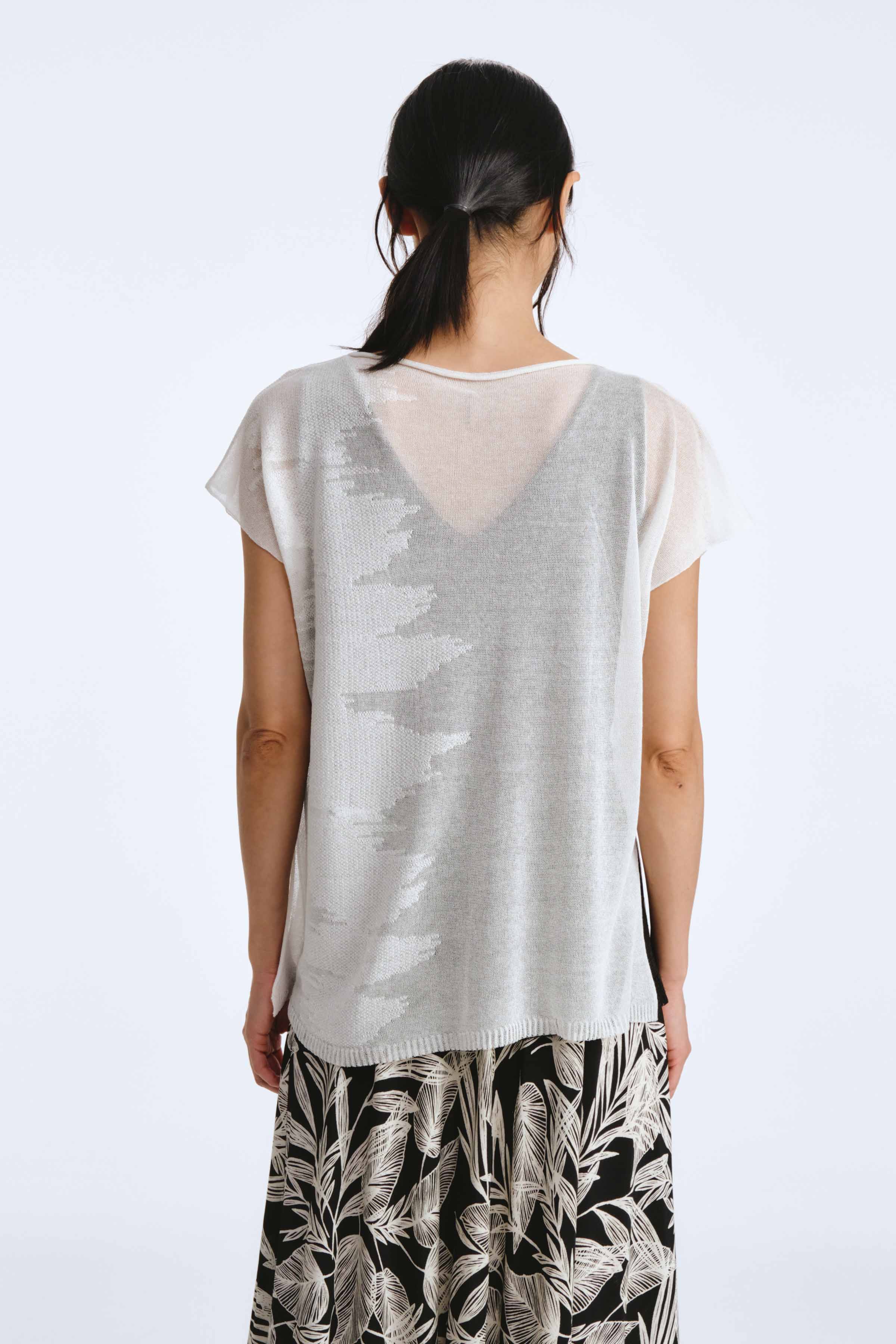 Джемпер с коротким рукавом Тень