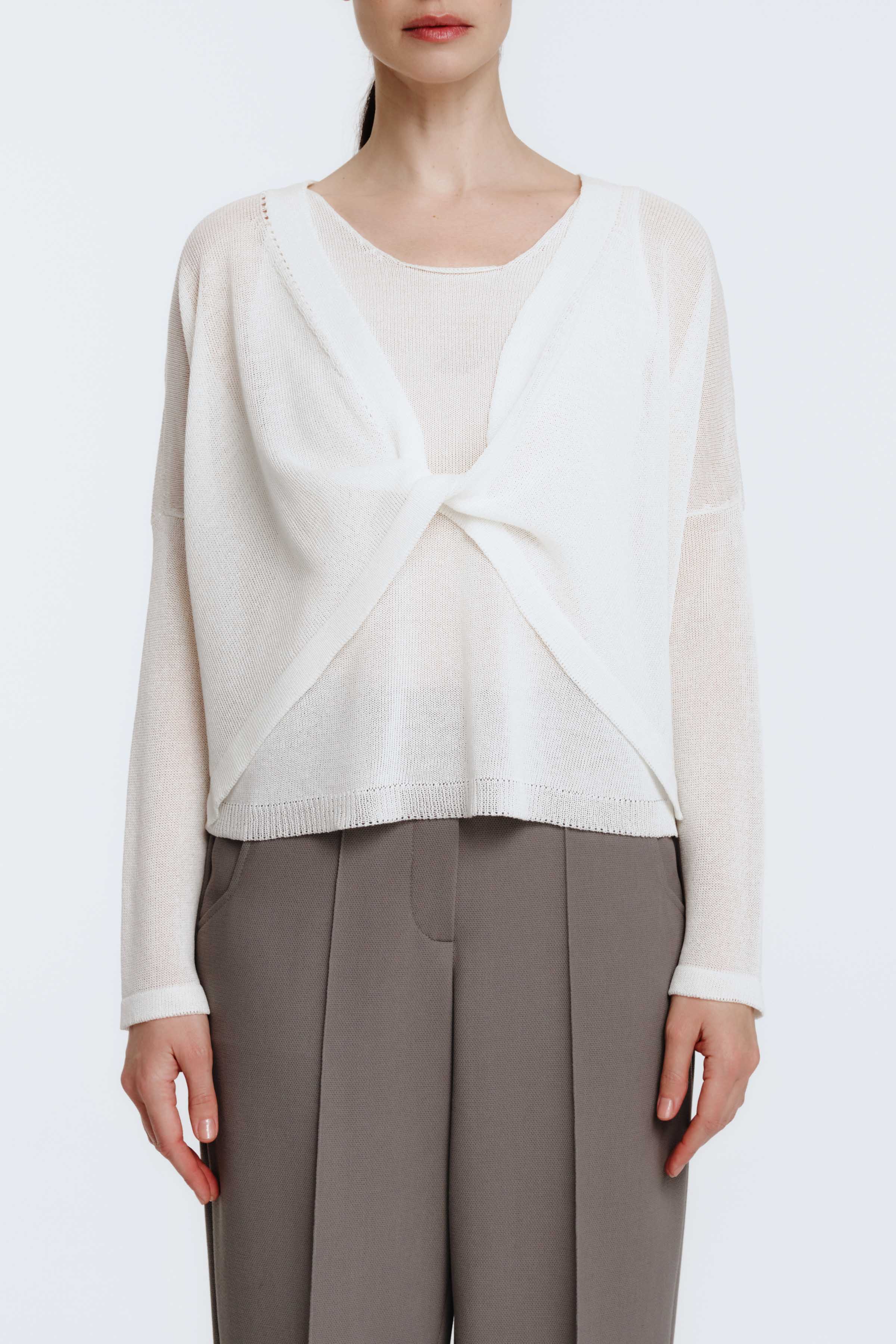 Джемпер Перекрут  от Lesel (Лесель)! Заказывайте по ✆ 8 (800) 777 02 37