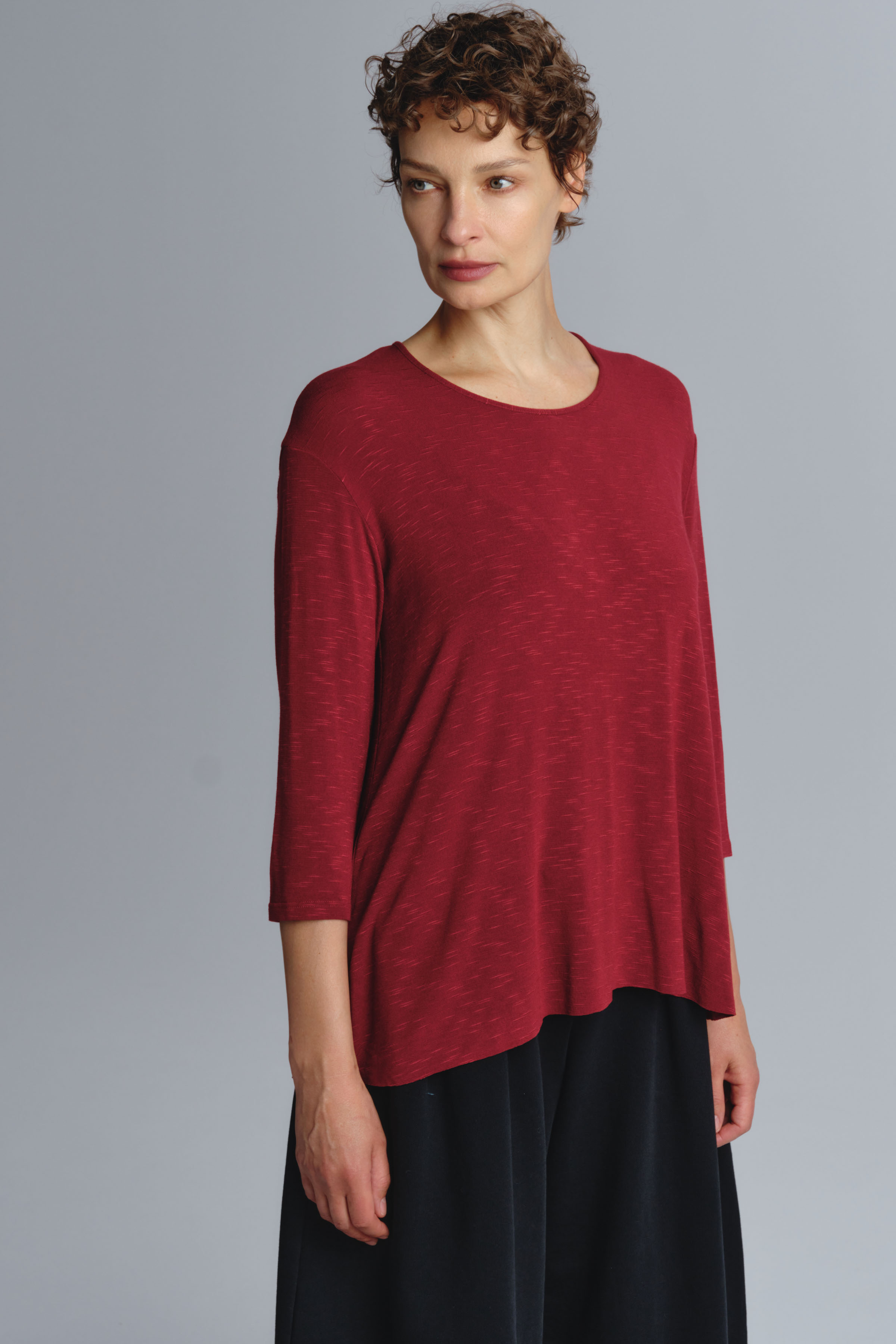 Блуза «База, асимметрия, трикотаж»    от Lesel (Лесель)! Заказывайте по ✆ 8 (800) 777 02 37