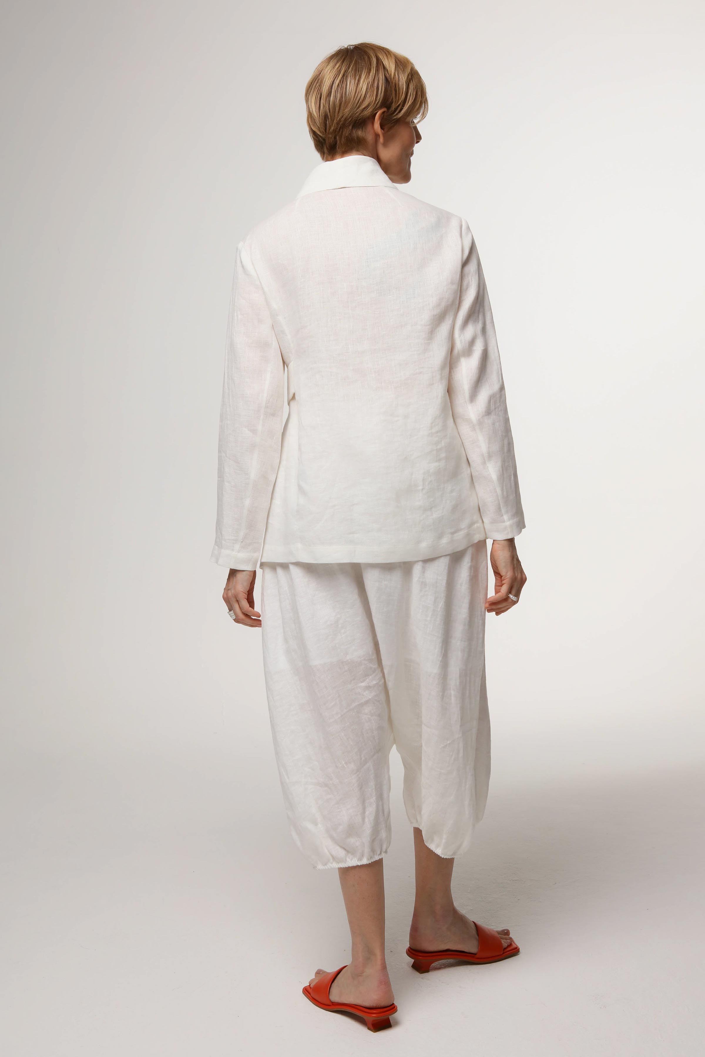 Жакет с драпировкой, мягкий лён 03 Кварц (quartz) от Lesel (Лесель)! Заказывайте по ✆ 8 (800) 777 02 37