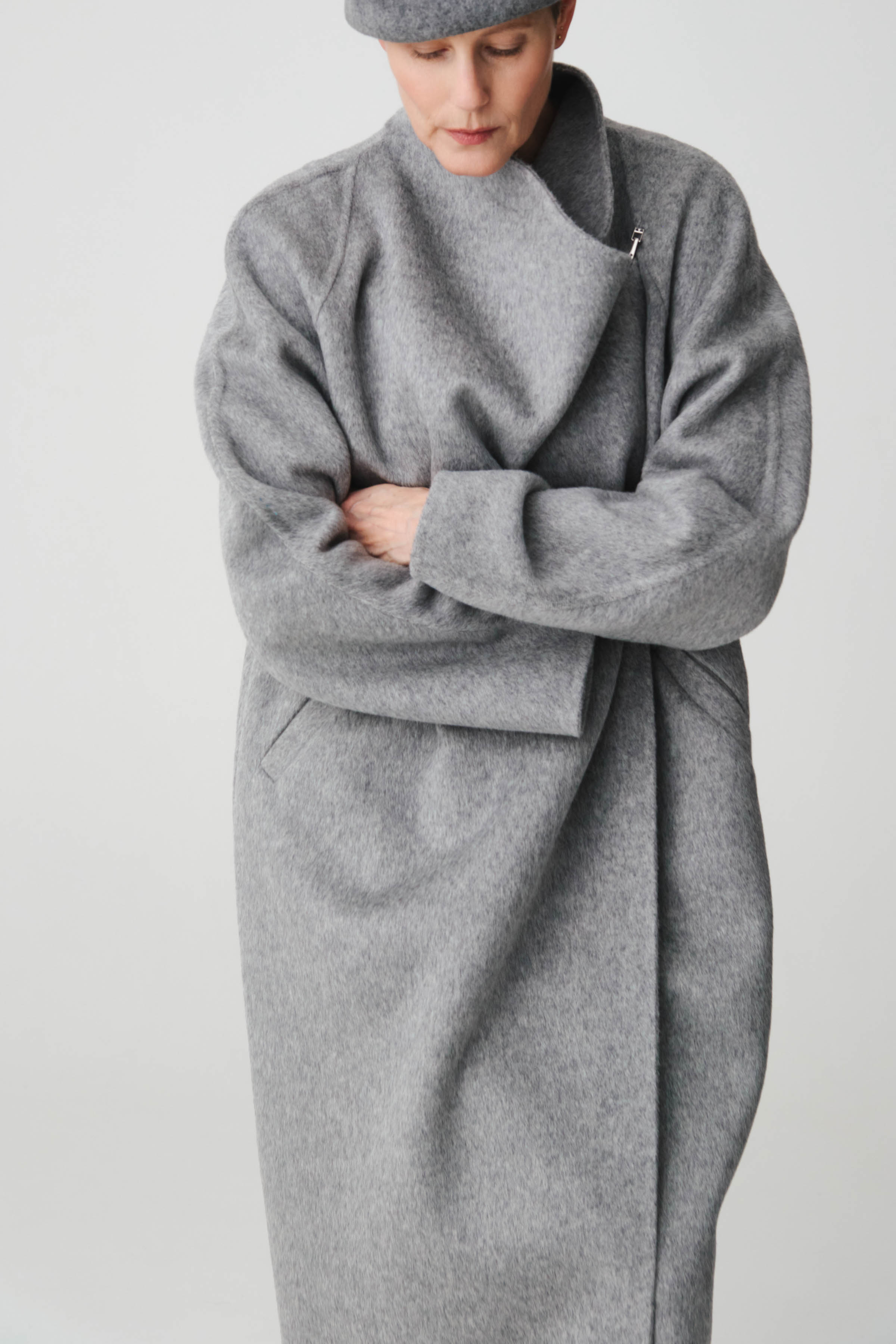 Пальто длинное, дабл шерсть