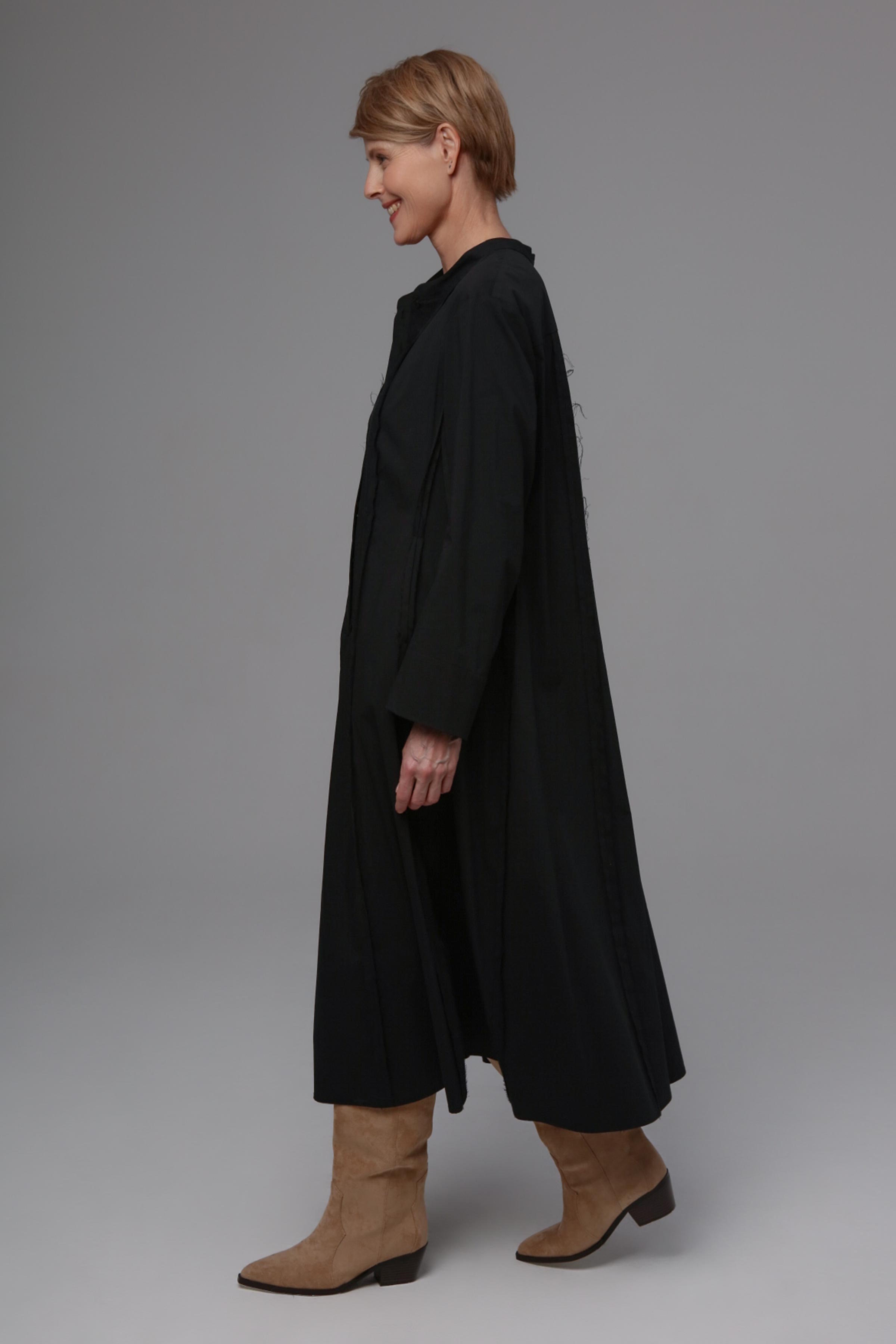 Платье Хлопок гранж 00 Черный (noir), 10 Серый (grise), 35 Синий (bleu) от Lesel (Лесель)! Заказывайте по ✆ 8 (800) 777 02 37