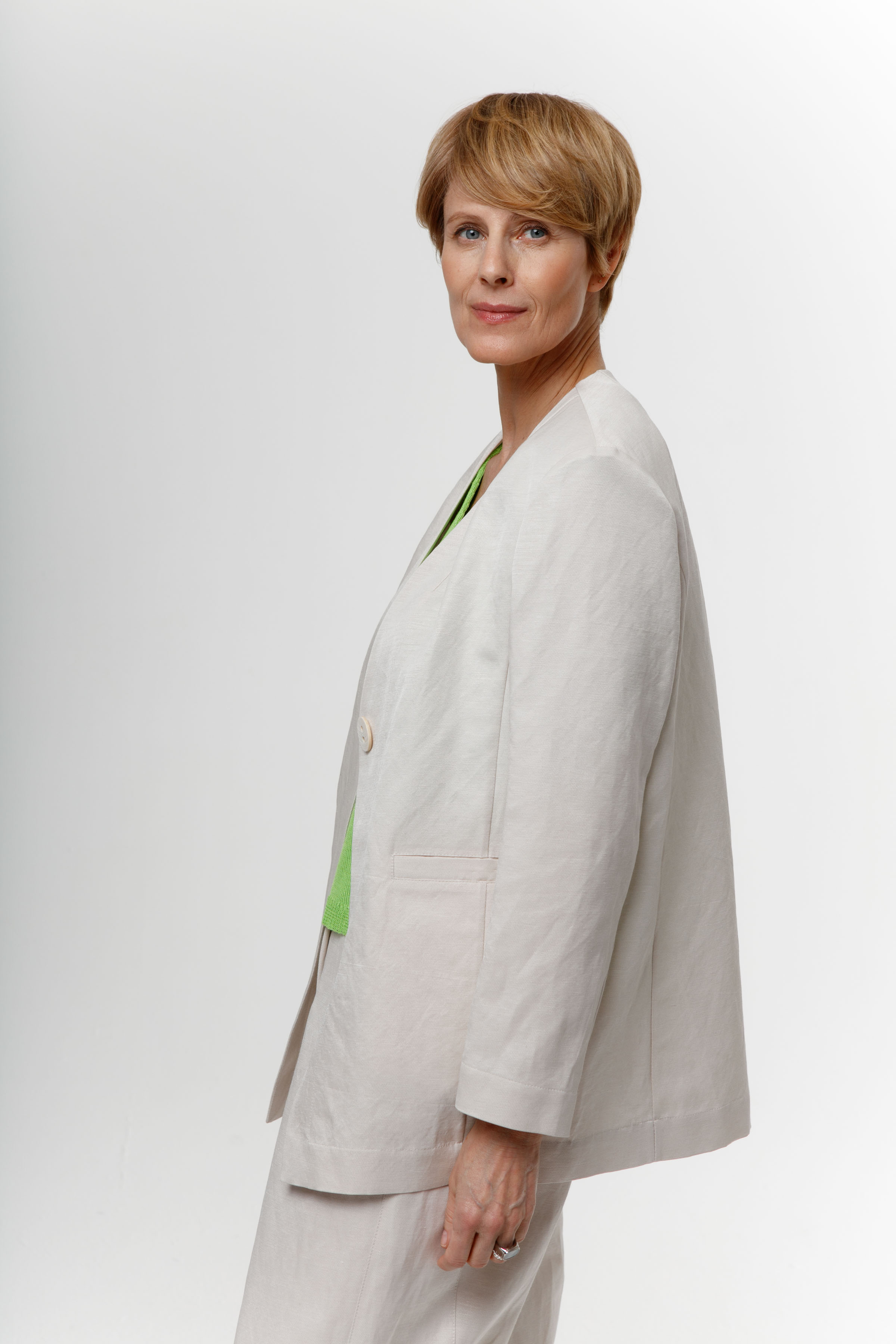 Жакет без лацканов 06 Суфле (souffle) от Lesel (Лесель)! Заказывайте по ✆ 8 (800) 777 02 37