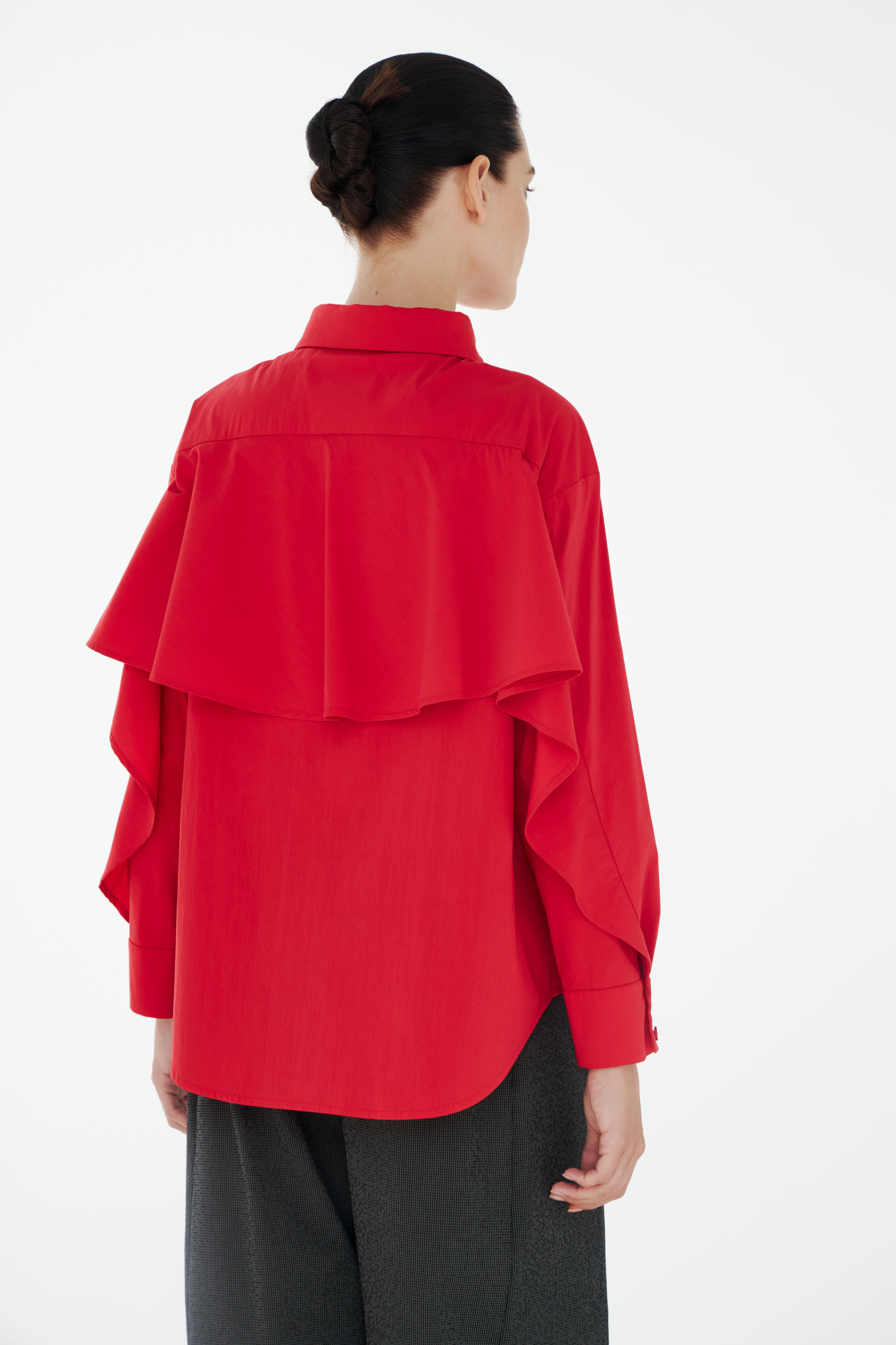 Блуза рубашка крылатая  от Lesel (Лесель)! Заказывайте по ✆ 8 (800) 777 02 37