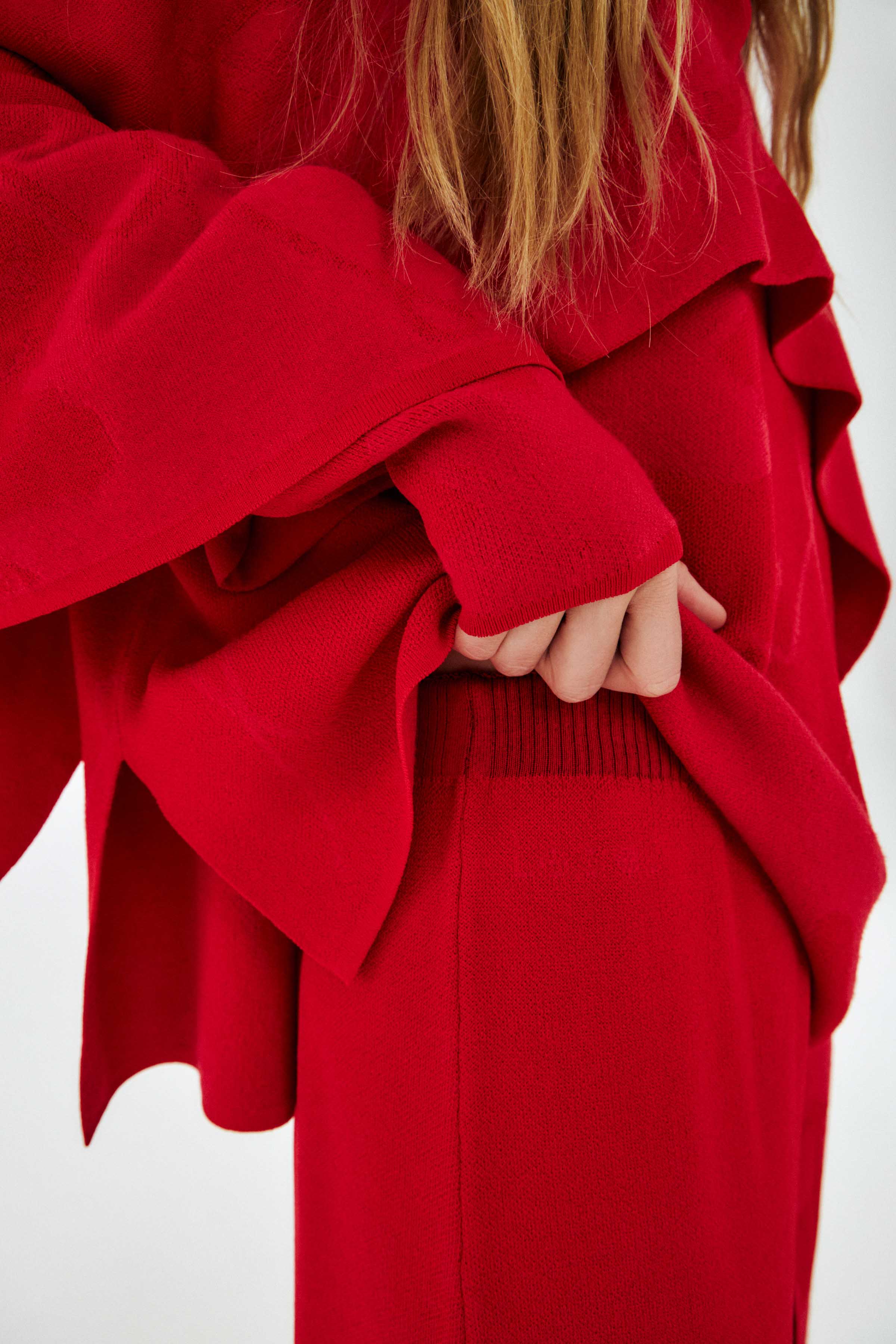 Юбка вязаная 25 Огненно-красный (fiery red) от Lesel (Лесель)! Заказывайте по ✆ 8 (800) 777 02 37