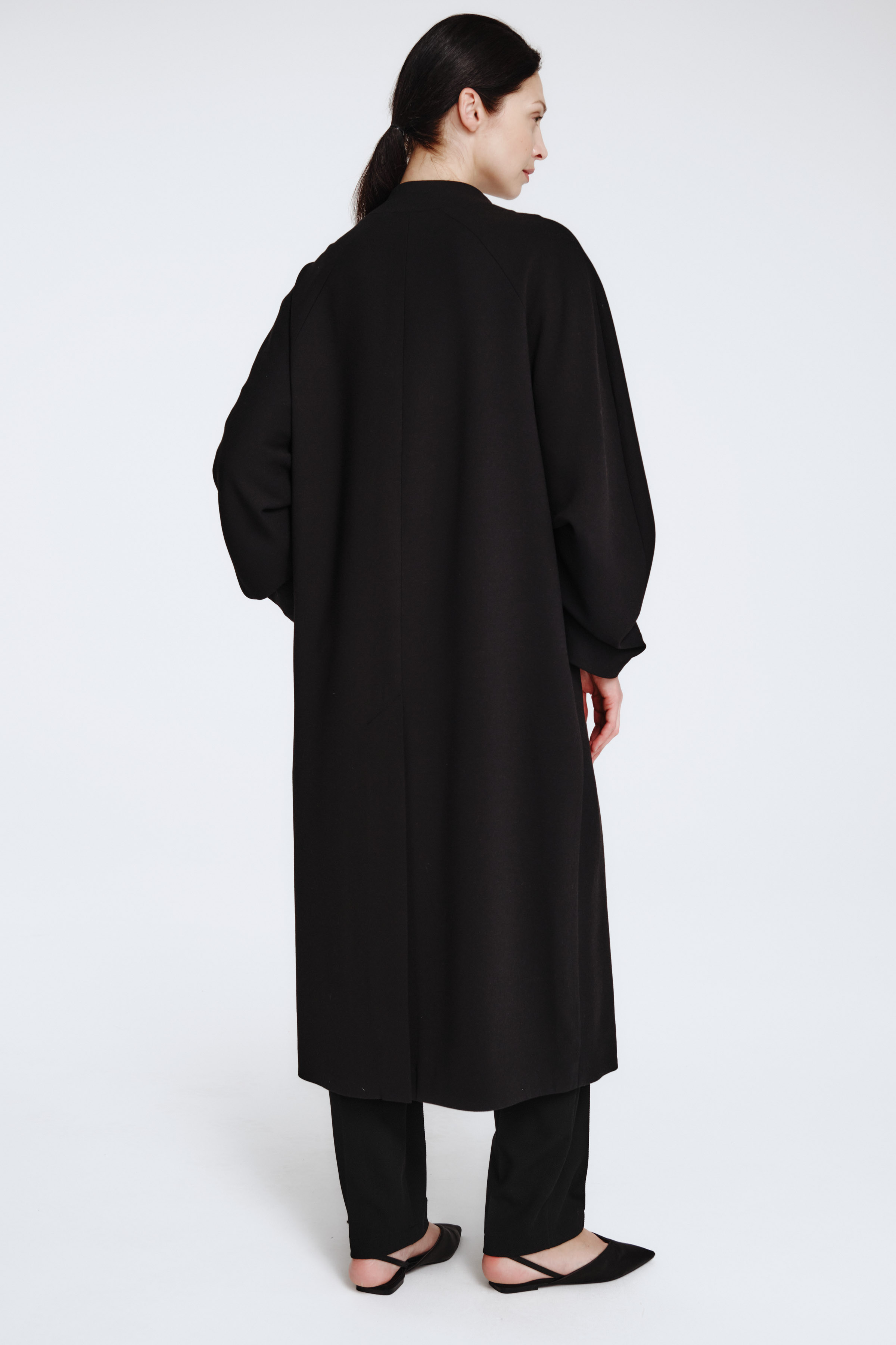 Пальто свободное, реглан на подкладке