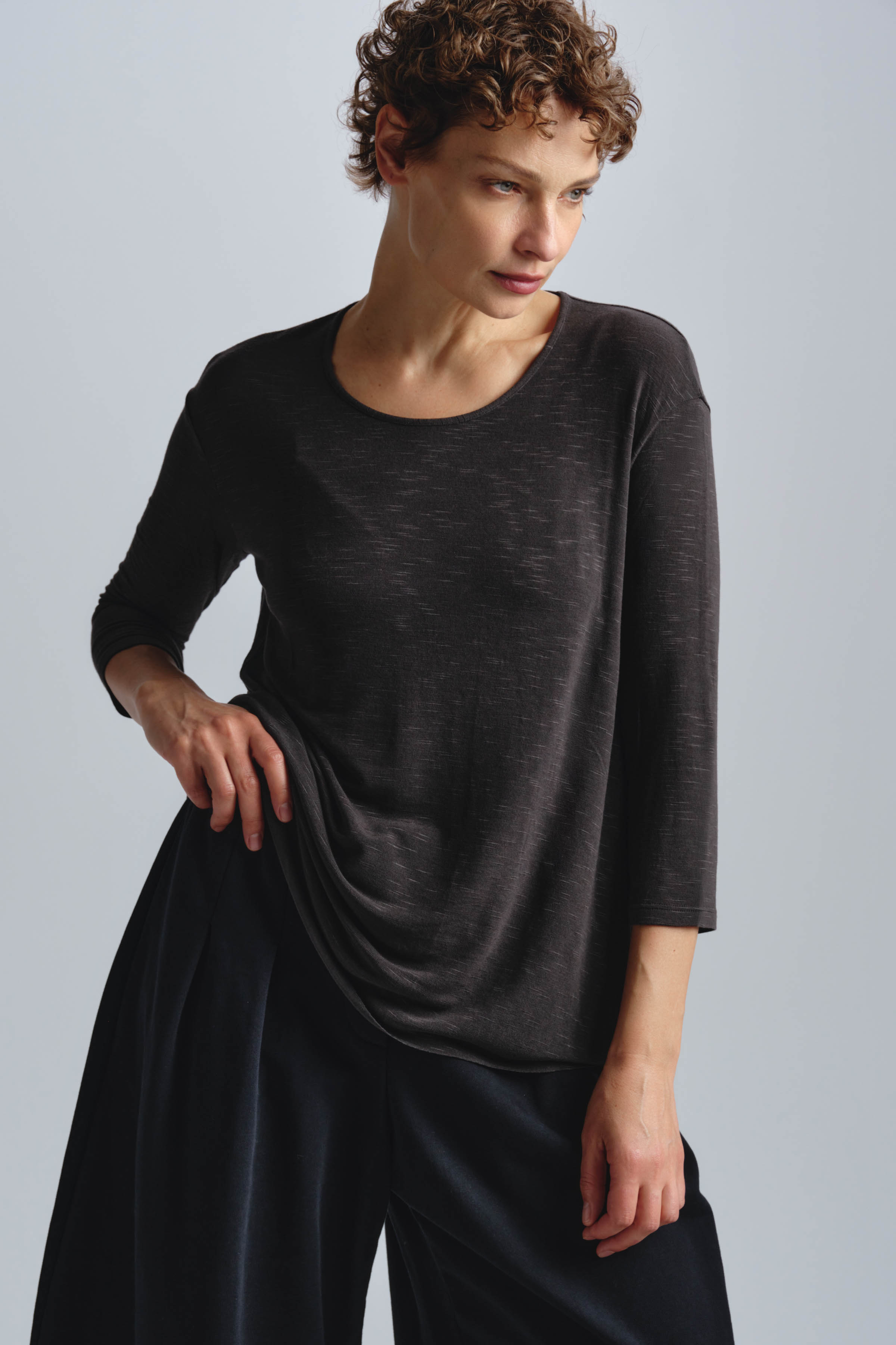 Блуза «База, асимметрия, трикотаж»    от Lesel (Лесель)! Заказывайте по ✆ 8 (800) 777 02 37