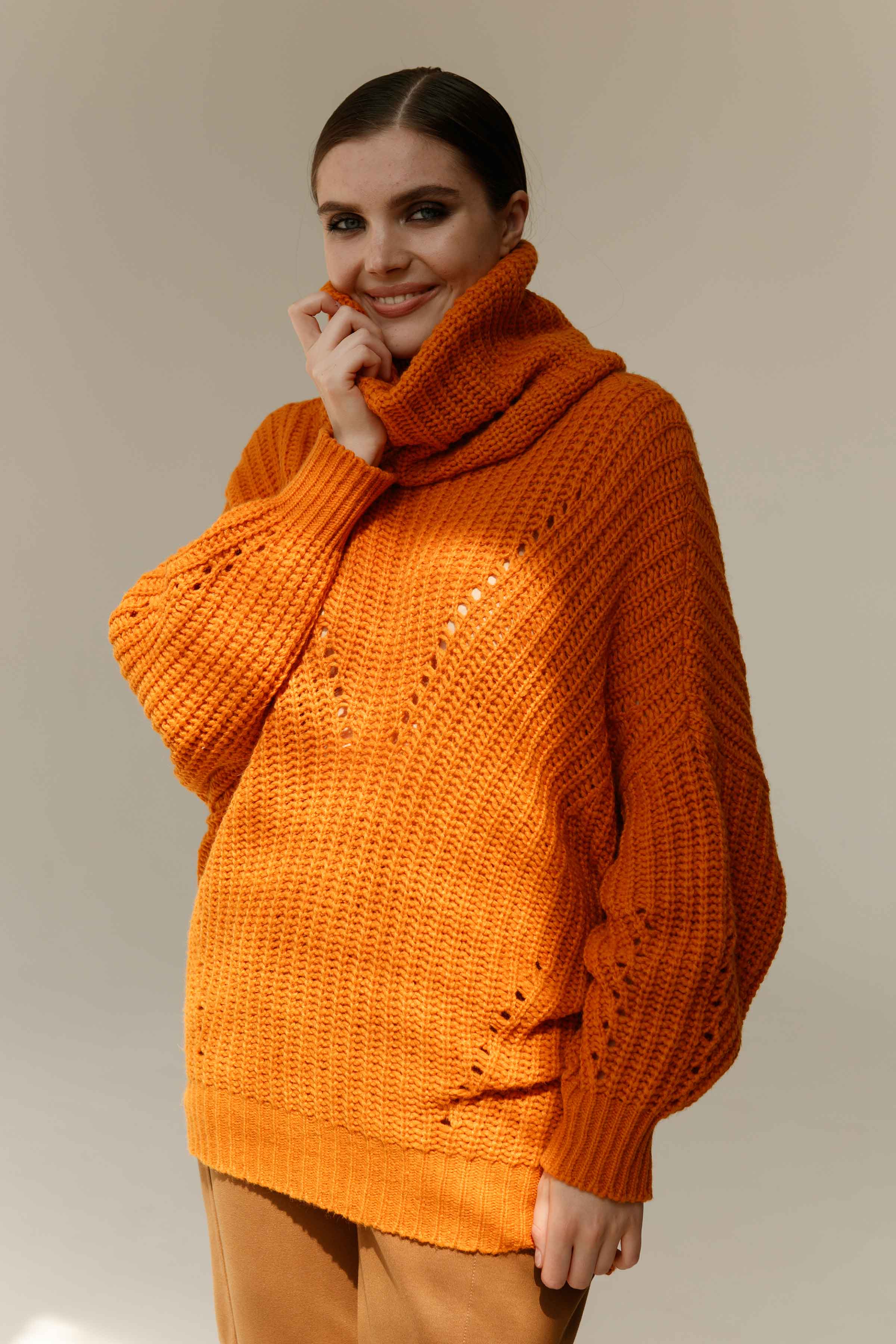 Снуд  Полуфанг Нежный   22 Апероль (aperol) от Lesel (Лесель)! Заказывайте по ✆ 8 (800) 777 02 37