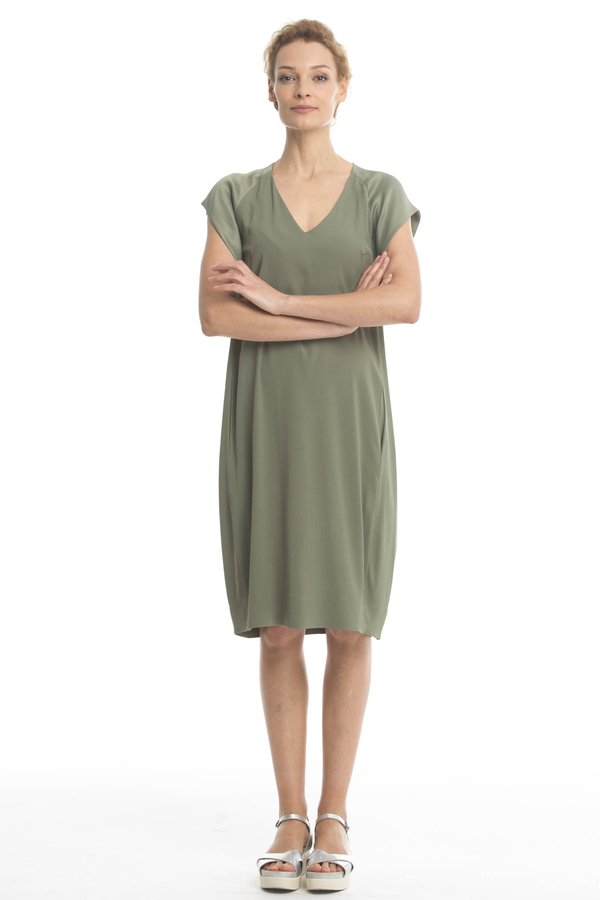 Платье "Реглан-крыло" 62 Сено (foin) от Lesel (Лесель)! Заказывайте по ✆ 8 (800) 777 02 37