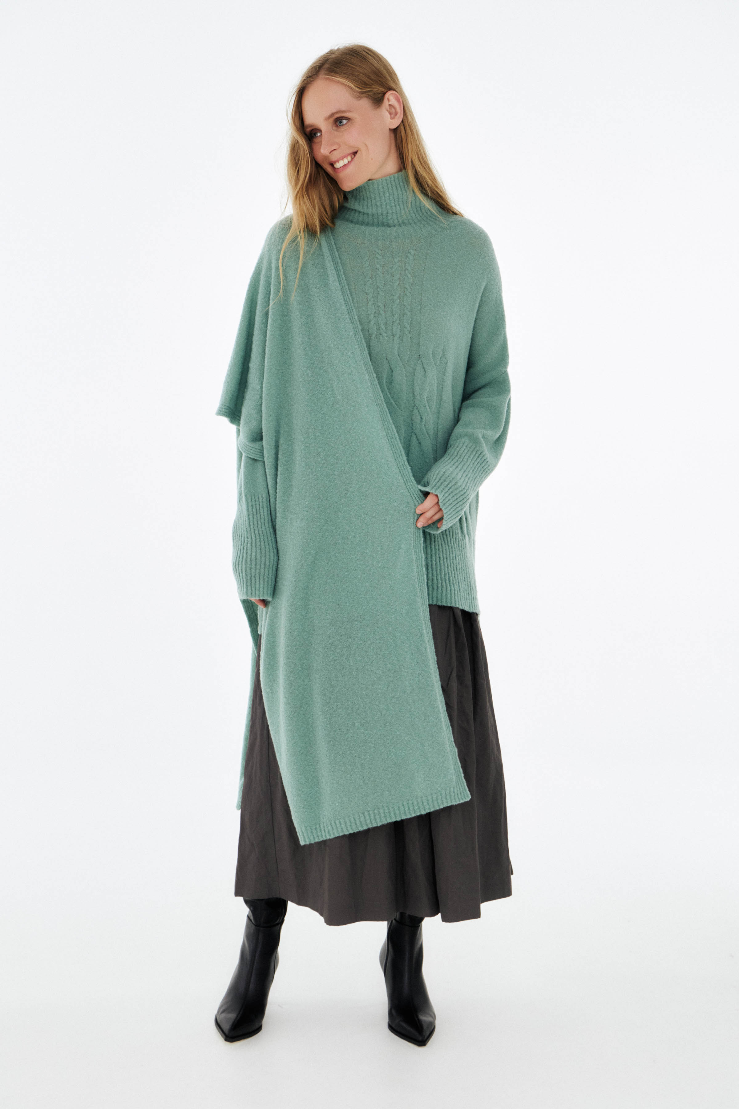 Шарф Однотон 62 Хризолит (chrysolithe) от Lesel (Лесель)! Заказывайте по ✆ 8 (800) 777 02 37