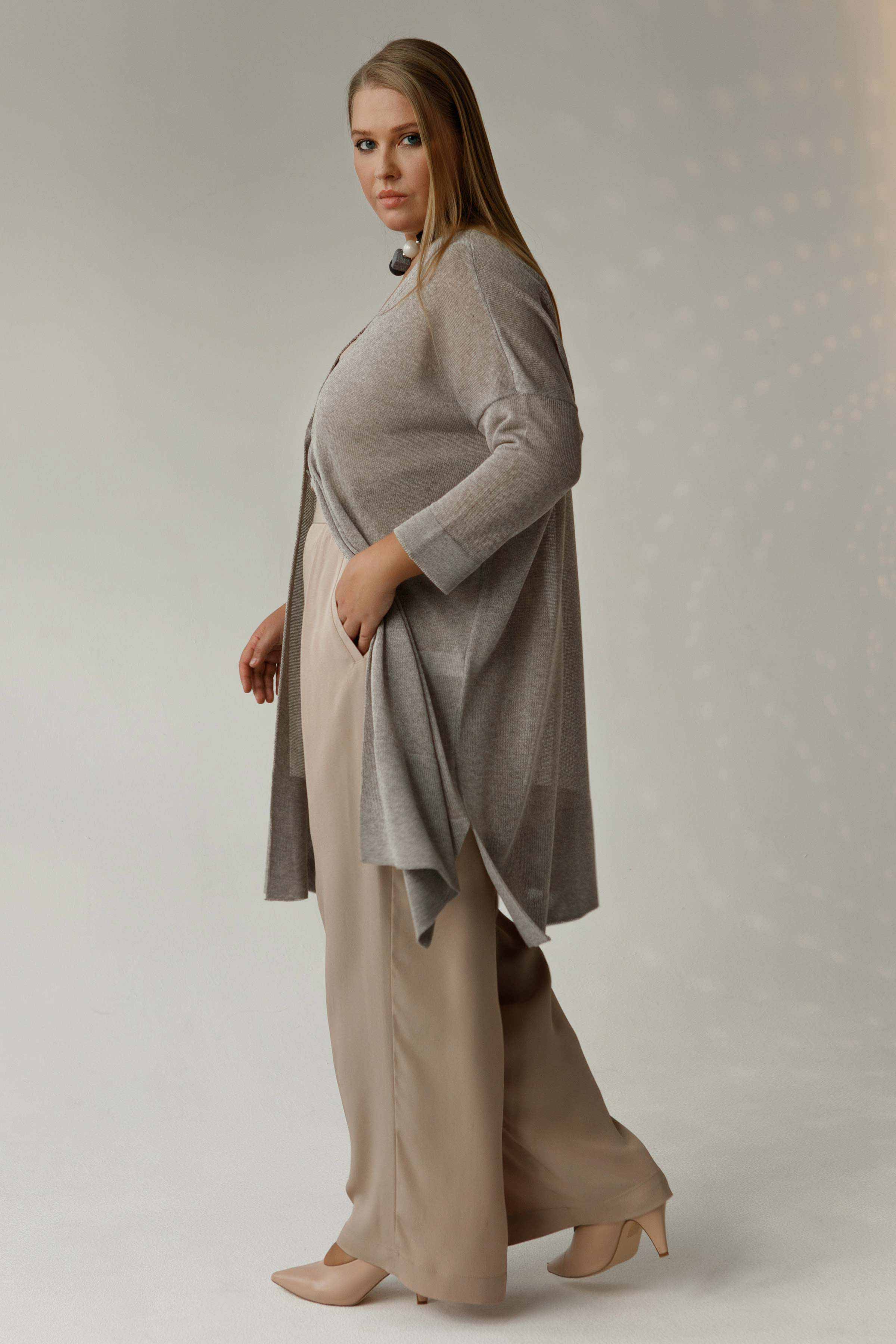 Брюки прямые со складками, креп  от Lesel (Лесель)! Заказывайте по ✆ 8 (800) 777 02 37