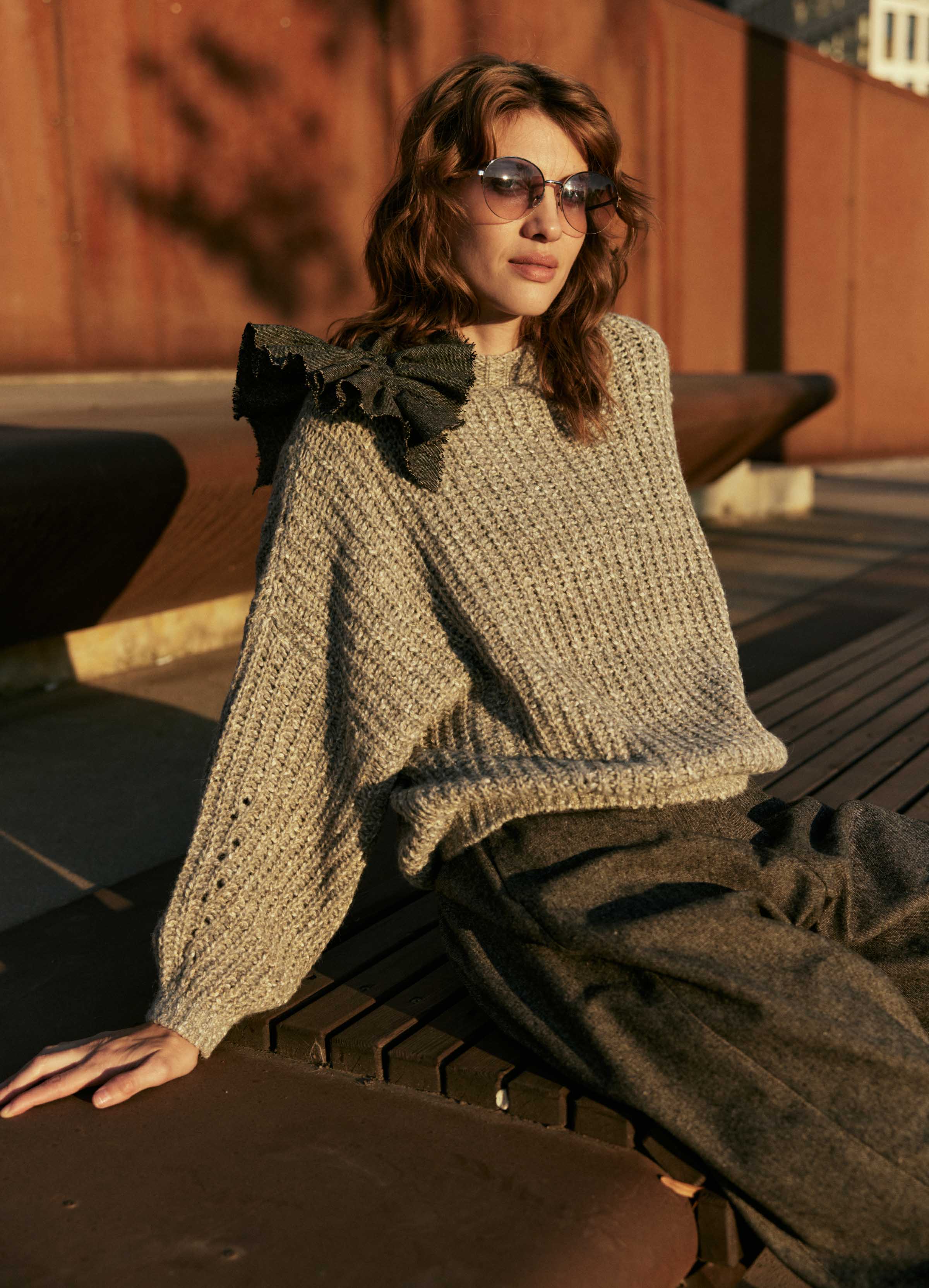 Брошь твид 74 Тень (ombre) от Lesel (Лесель)! Заказывайте по ✆ 8 (800) 777 02 37