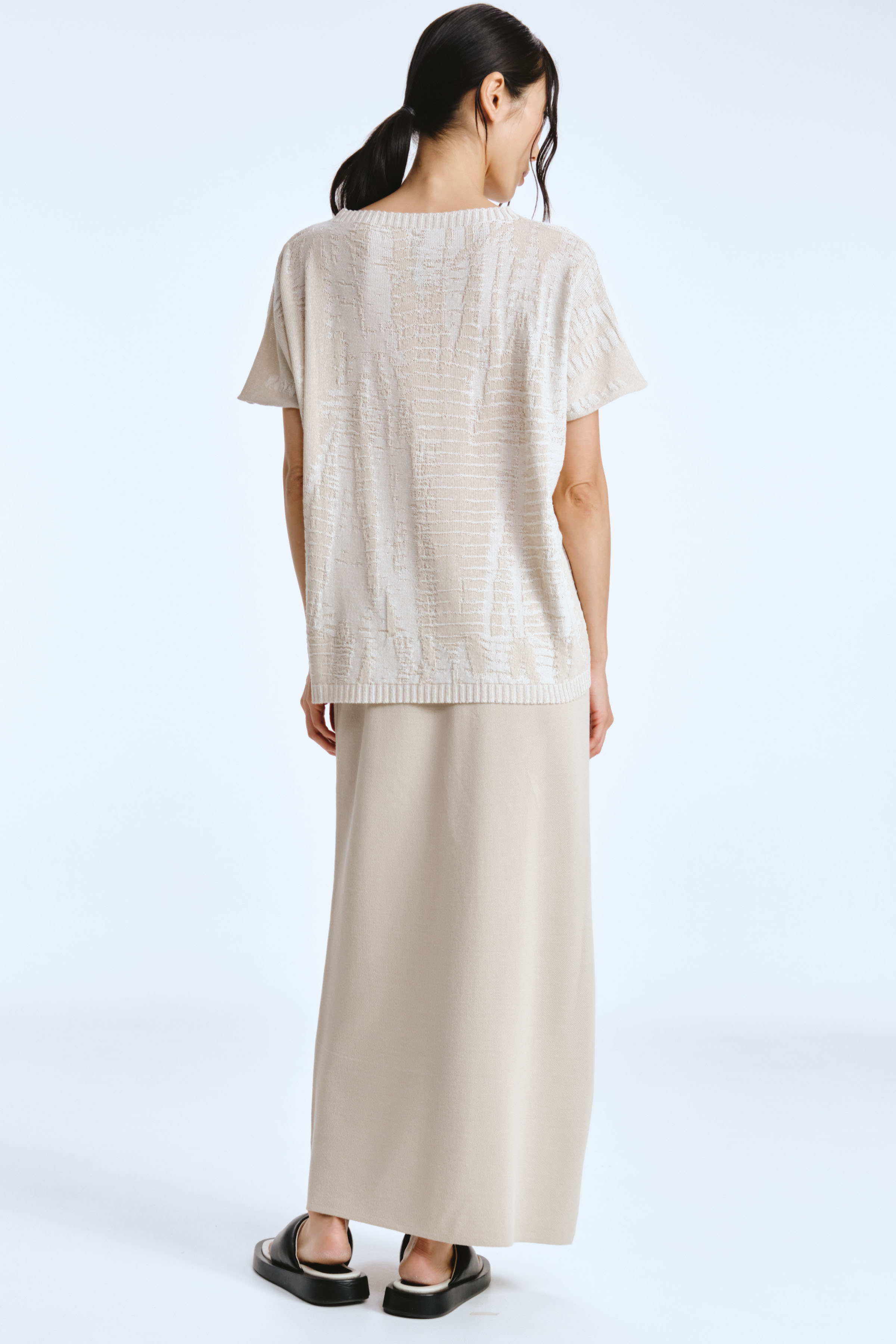 Юбка вязаная гладкая 06 Суфле (souffle), 32 Сумерки (crepuscule), 00 Черный (noir), 03 Кварц (quartz), 36 Бирюза (turguoise) от Lesel (Лесель)! Заказывайте по ✆ 8 (800) 777 02 37