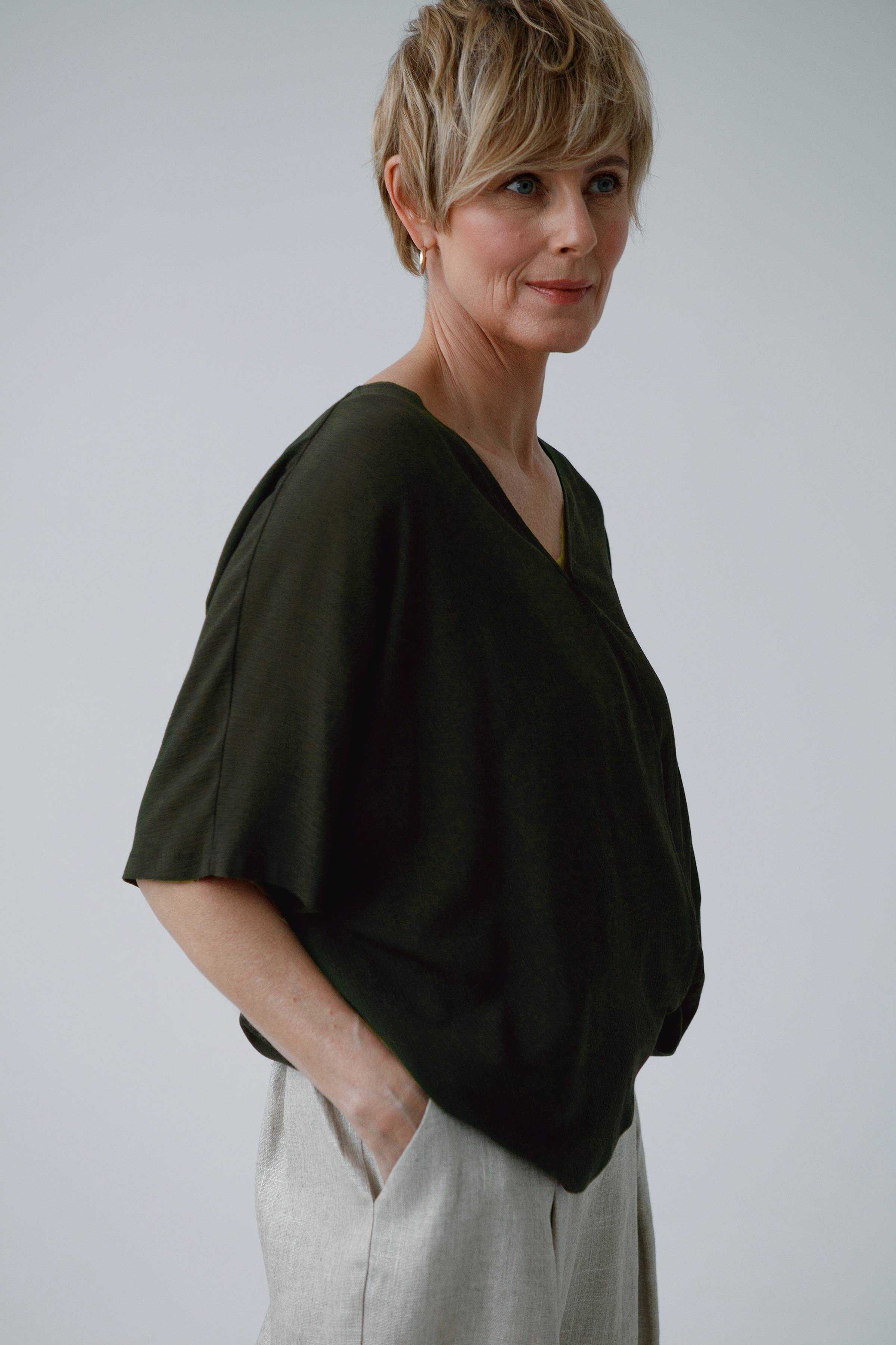 Блуза Трансформер, лёгкая  от Lesel (Лесель)! Заказывайте по ✆ 8 (800) 777 02 37