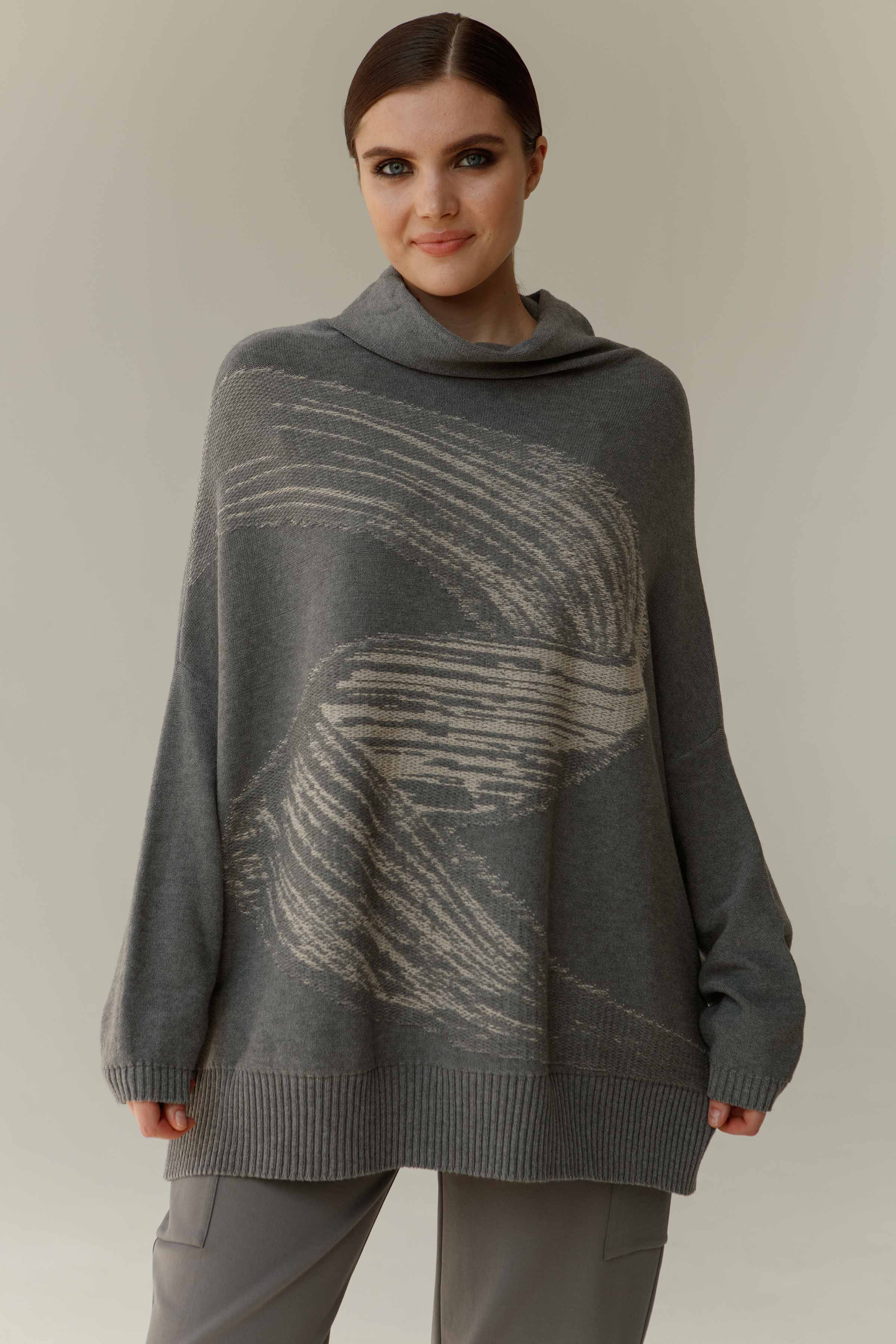 Джемпер Кисть 15 Серый меланж (melange gris) от Lesel (Лесель)! Заказывайте по ✆ 8 (800) 777 02 37