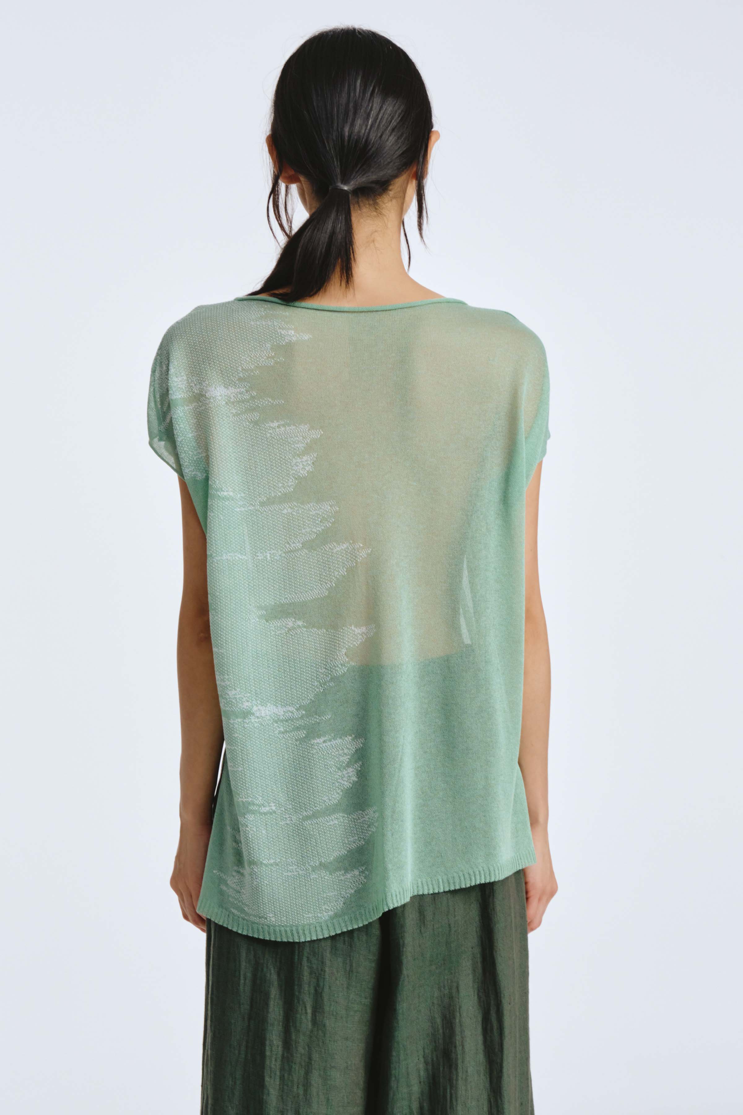 Джемпер с коротким рукавом Тень