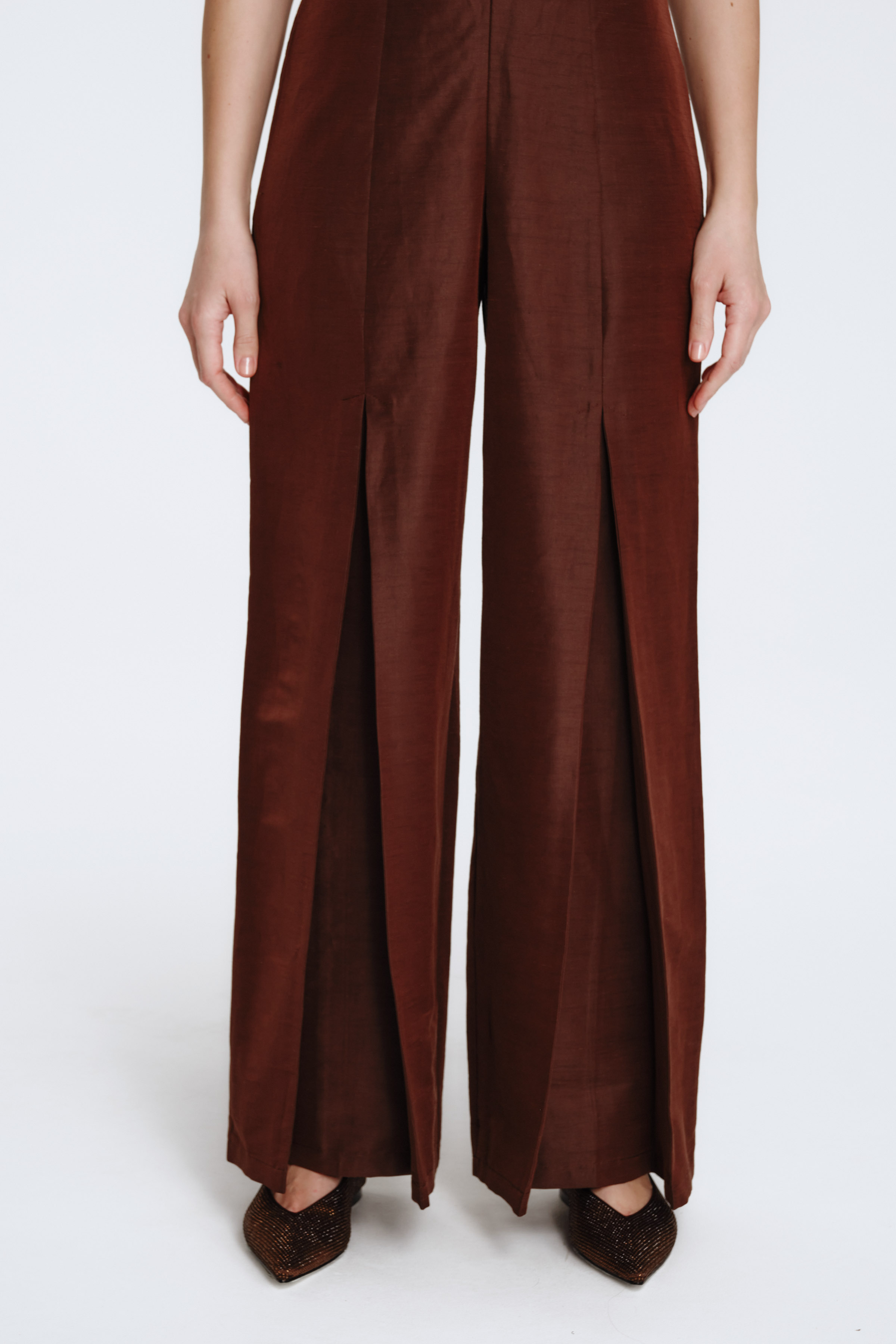 Комбинезон клеш эластичный