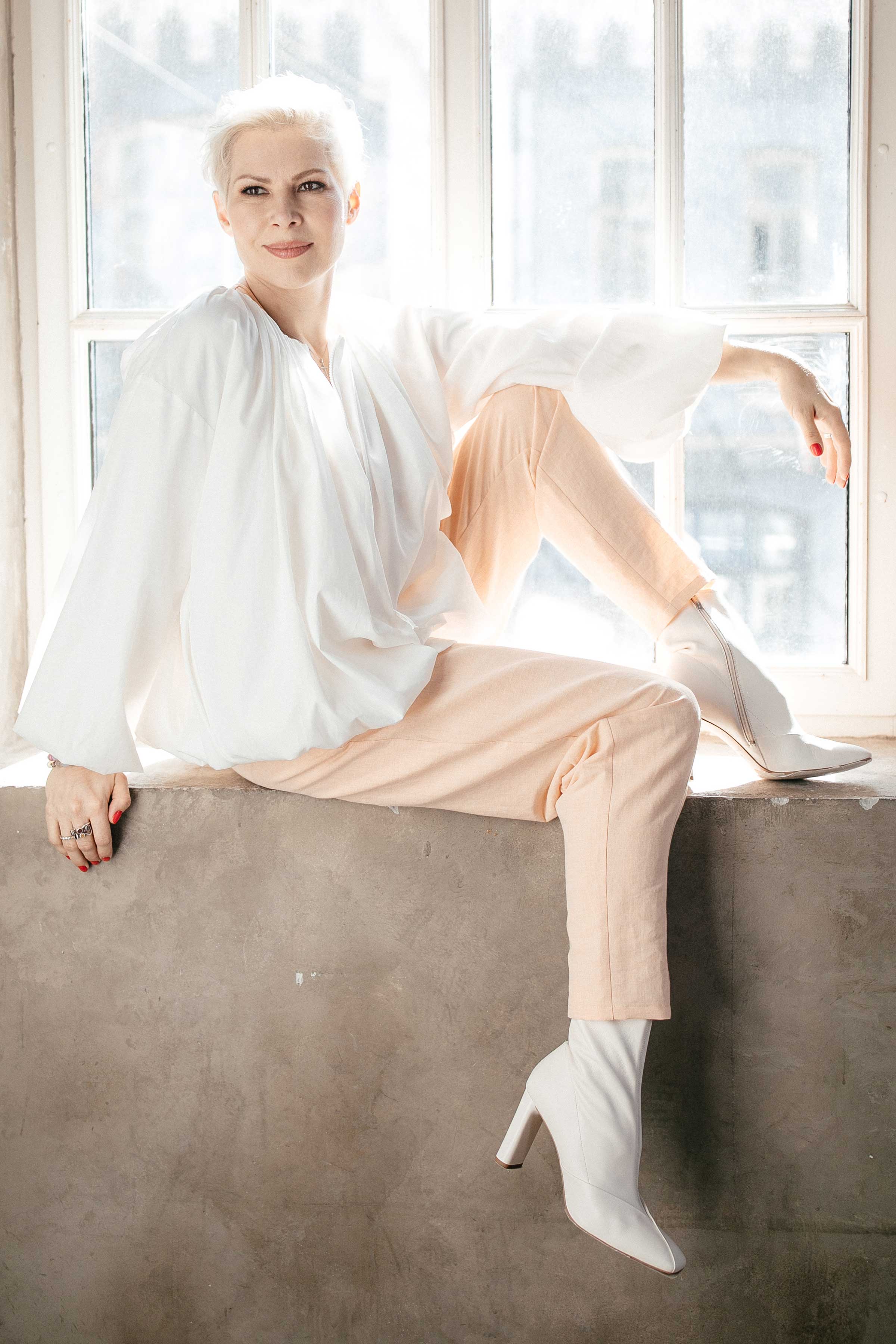 Брюки Малый Ромб, Карамель  от Lesel (Лесель)! Заказывайте по ✆ 8 (800) 777 02 37