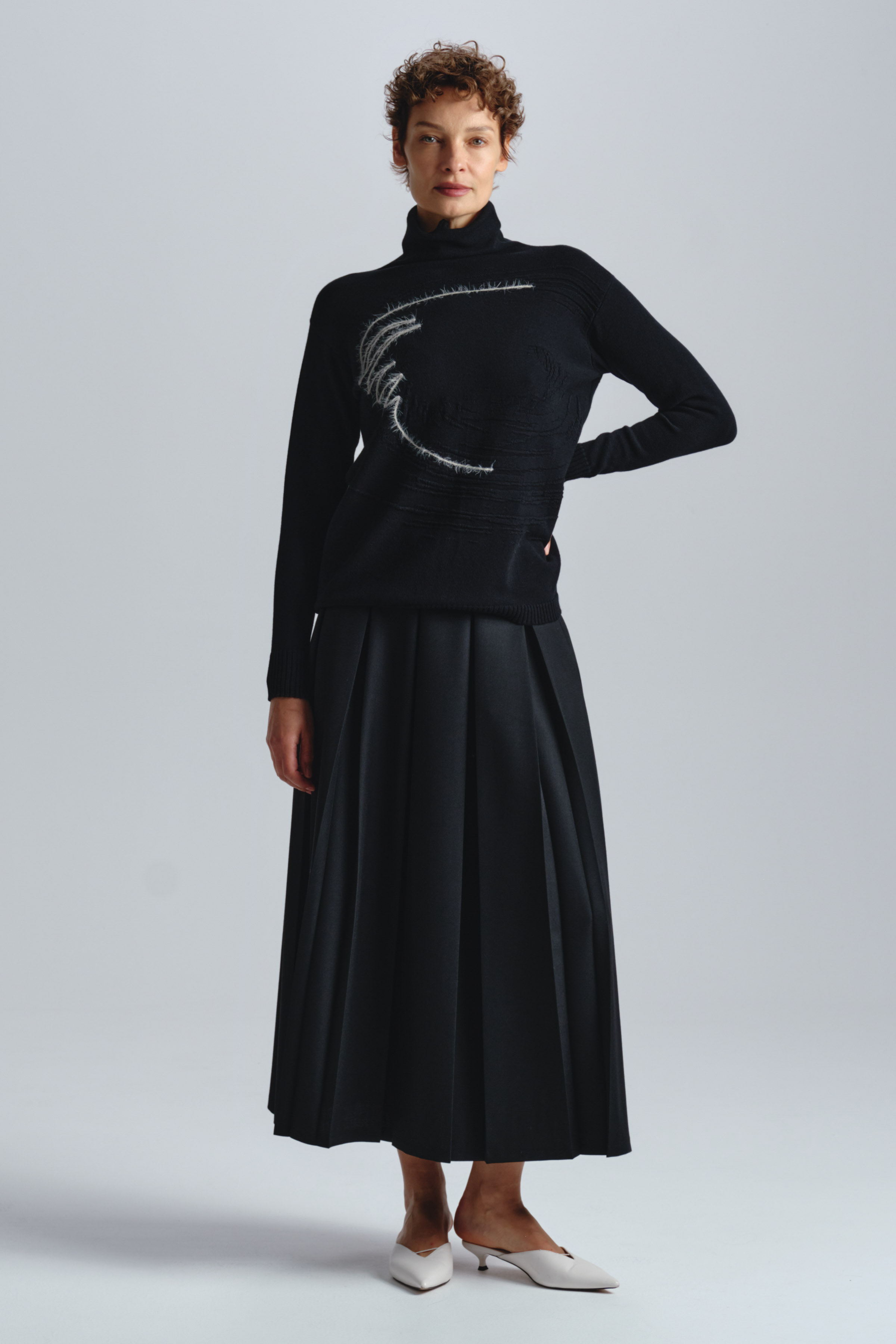 Джемпер водолазка Гало  от Lesel (Лесель)! Заказывайте по ✆ 8 (800) 777 02 37