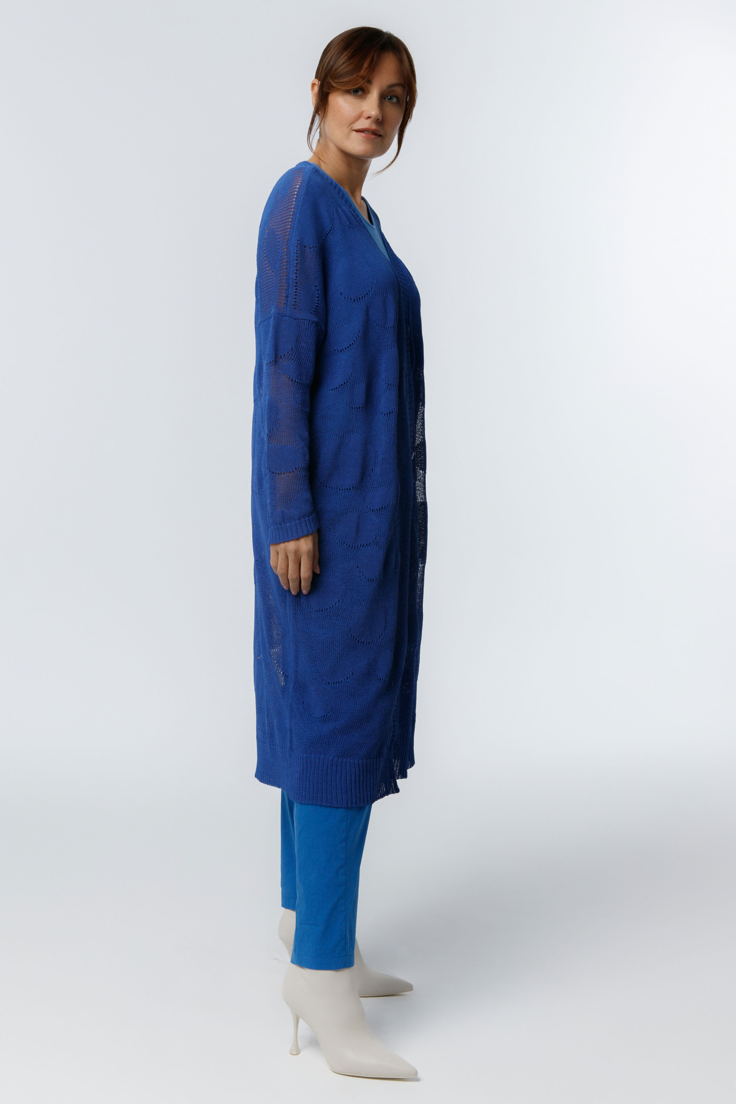 Кардиган удлиненный Круги