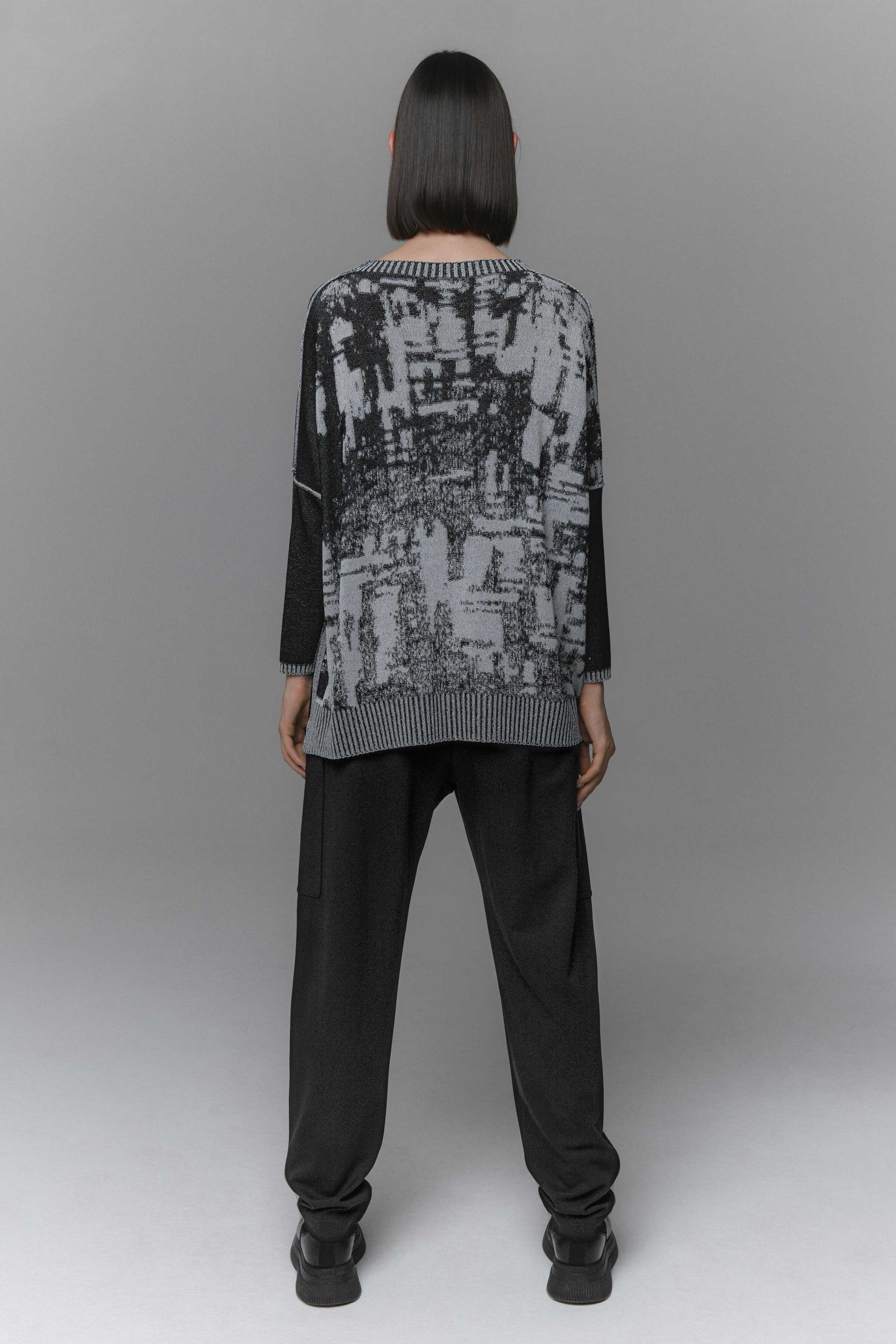 Брюки Ромб джерси с карманами база