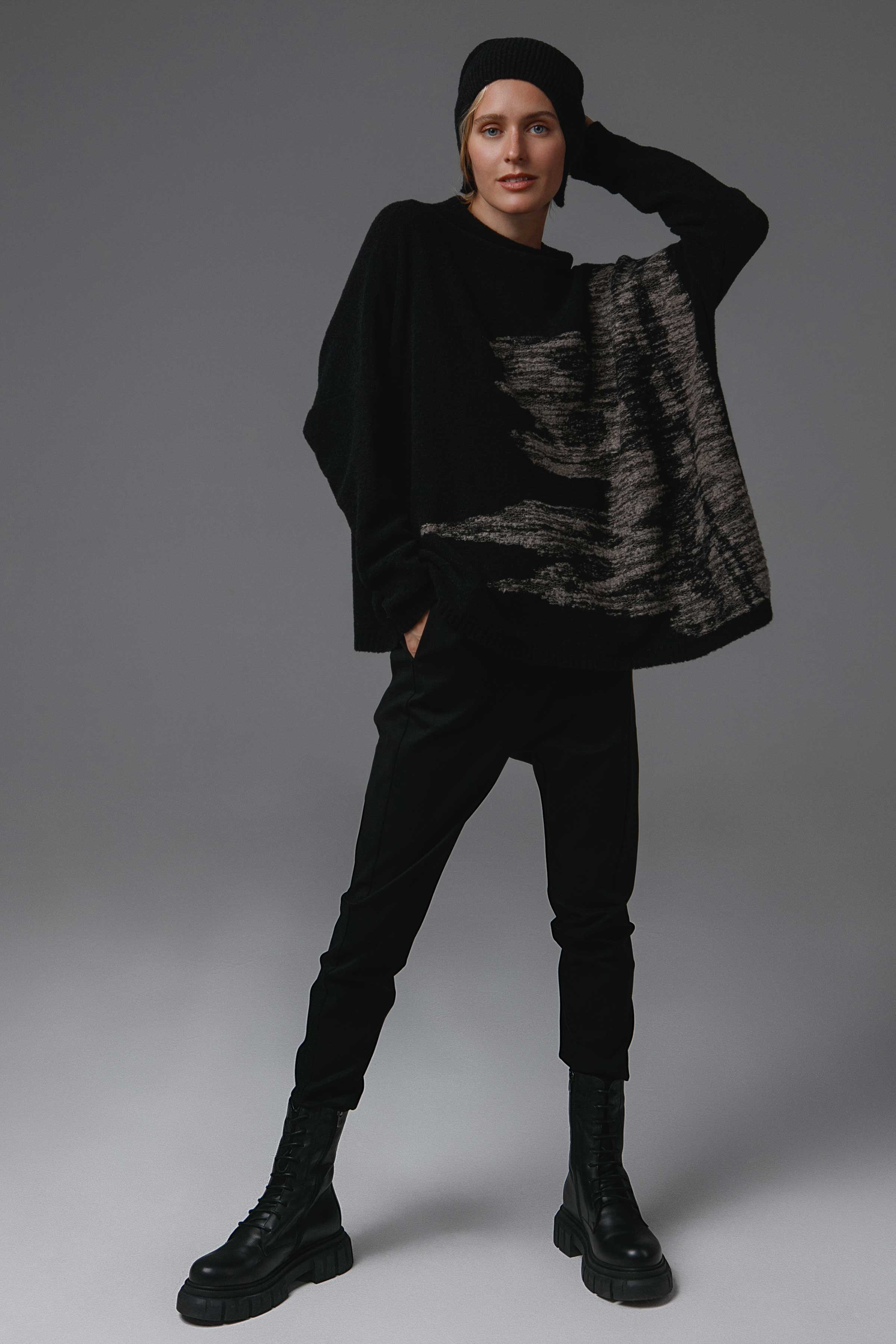 Брюки узкие прямые, плотное джерси 10 Серый (grise) от Lesel (Лесель)! Заказывайте по ✆ 8 (800) 777 02 37