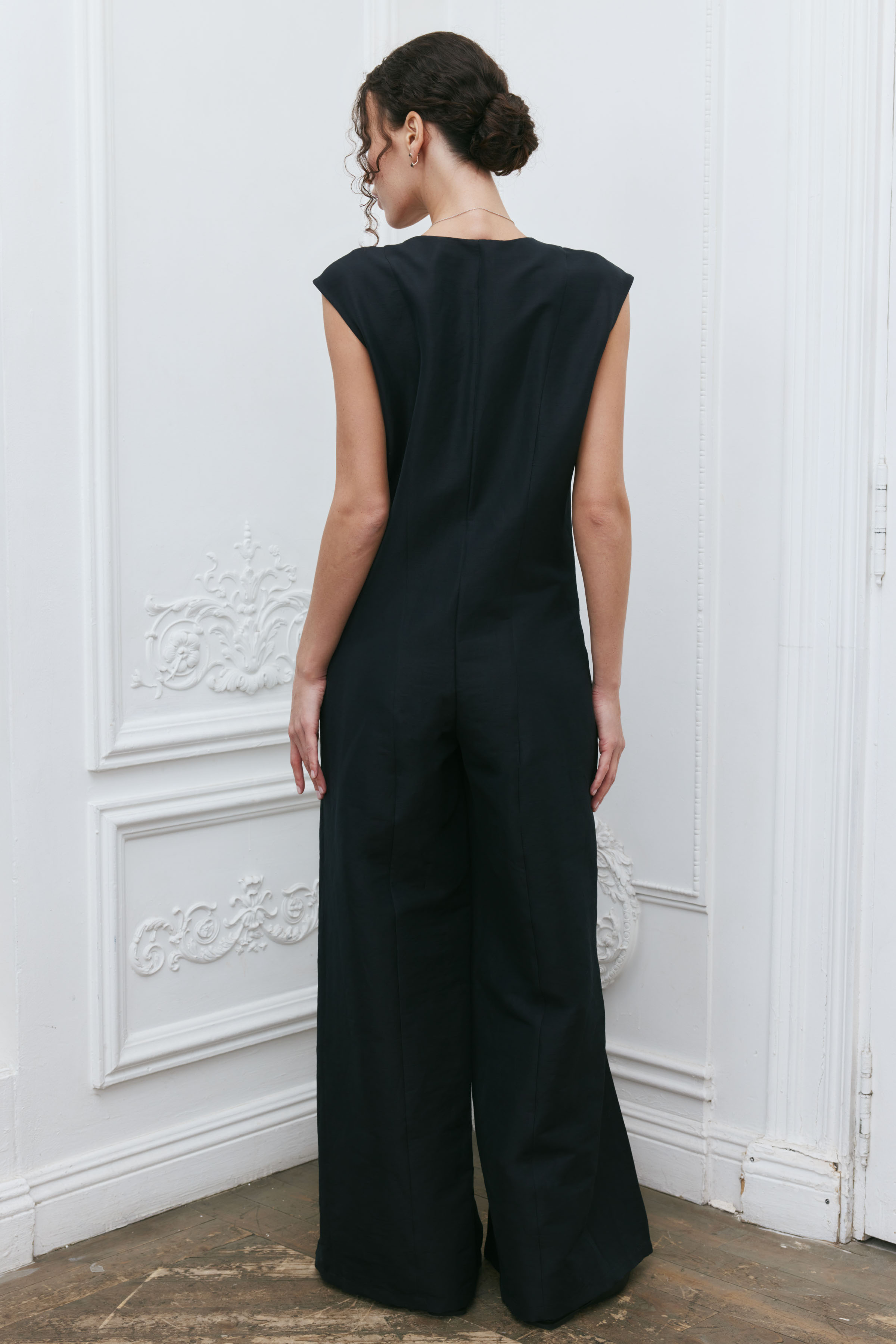 Комбинезон клеш эластичный