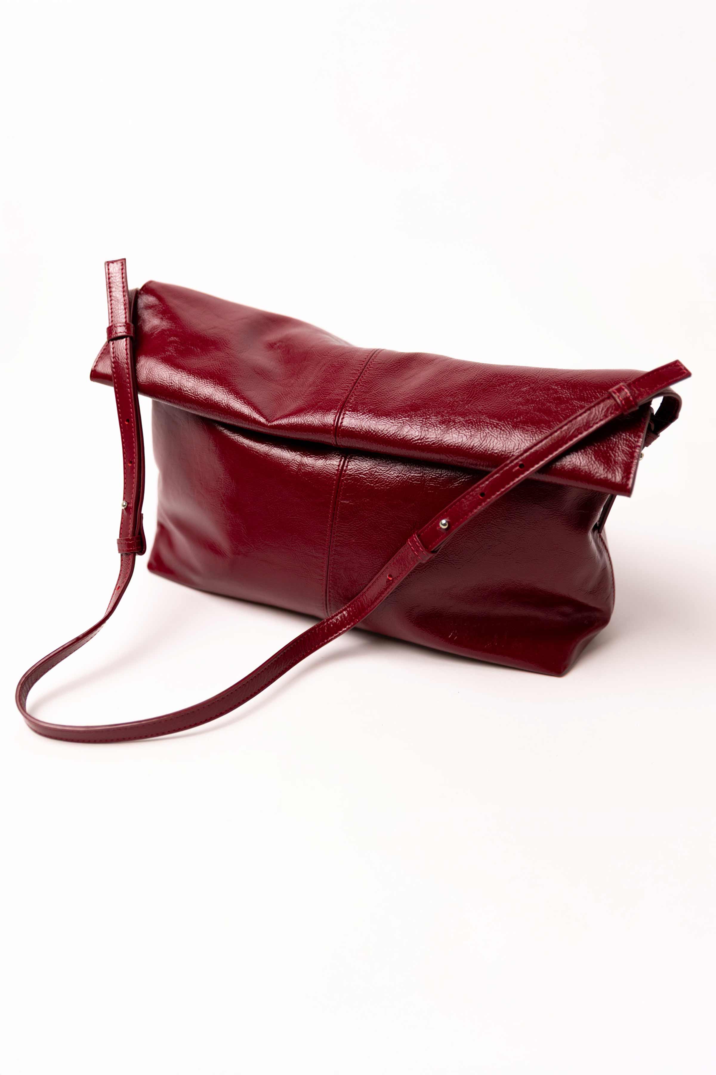 Сумка Doroty лак 27 Бордо (burdeaux) от Lesel (Лесель)! Заказывайте по ✆ 8 (800) 777 02 37