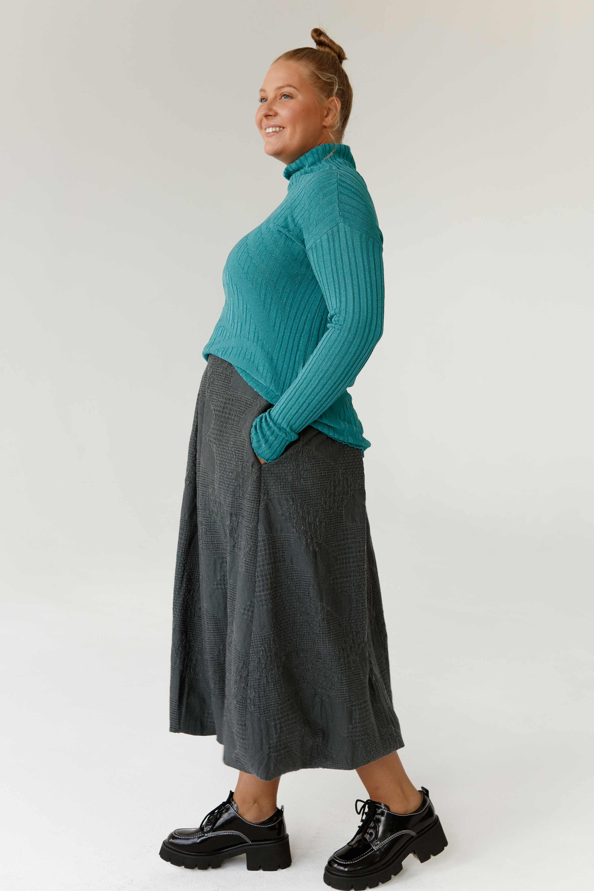 Юбка Жаккард баллон 10 Серый (grise) от Lesel (Лесель)! Заказывайте по ✆ 8 (800) 777 02 37